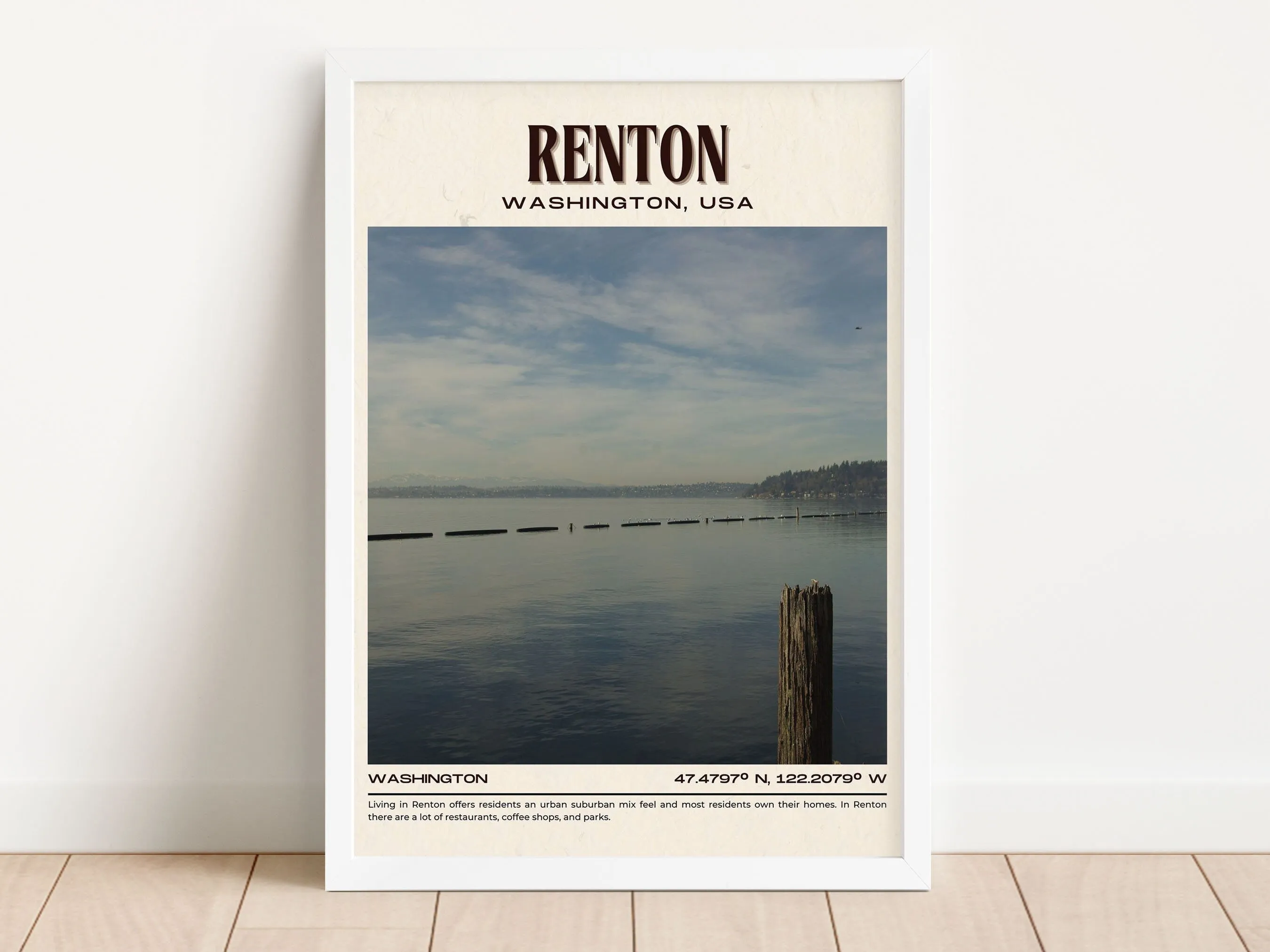 Renton Vintage Wall Art, Washington, USA