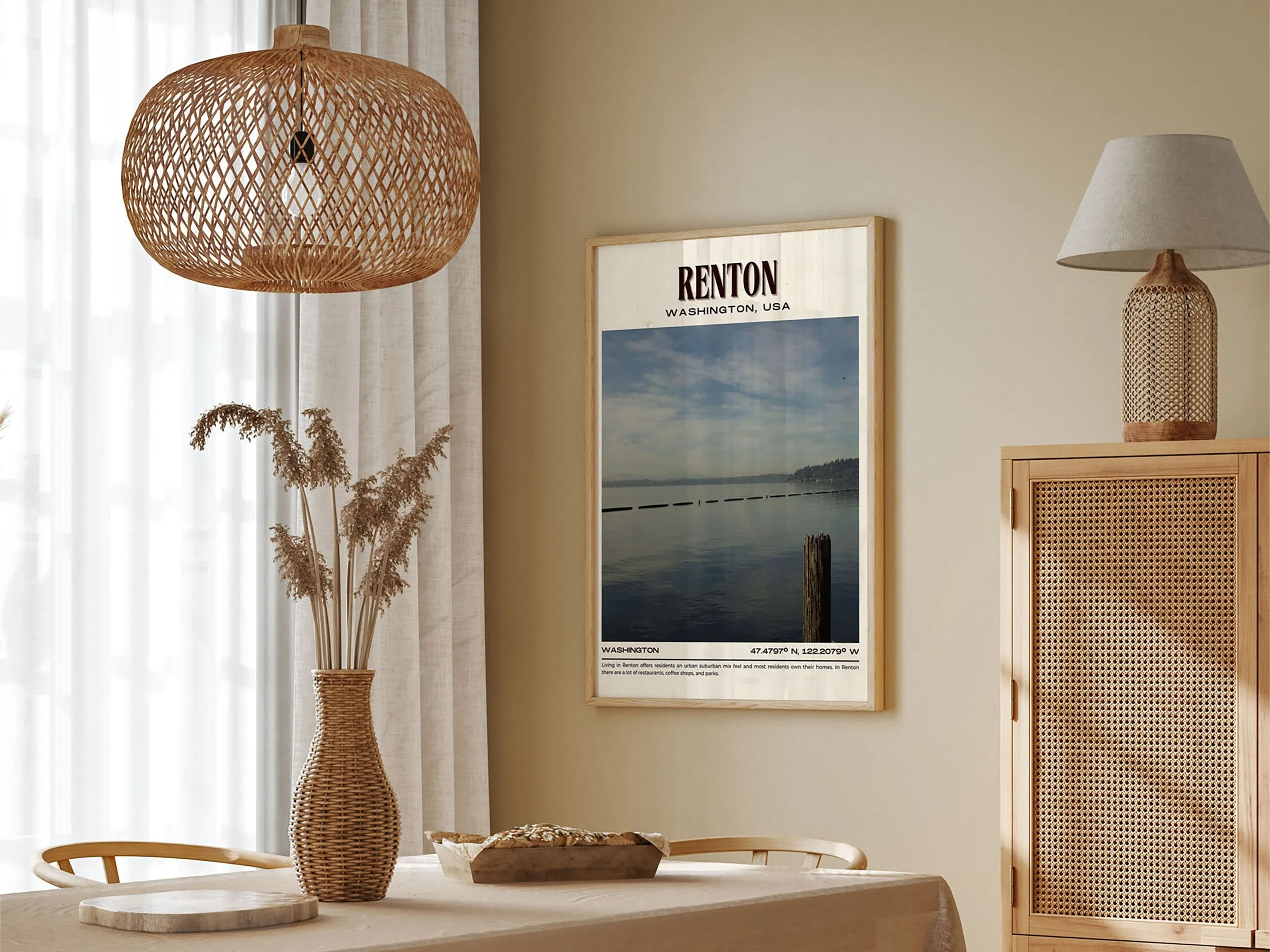 Renton Vintage Wall Art, Washington, USA
