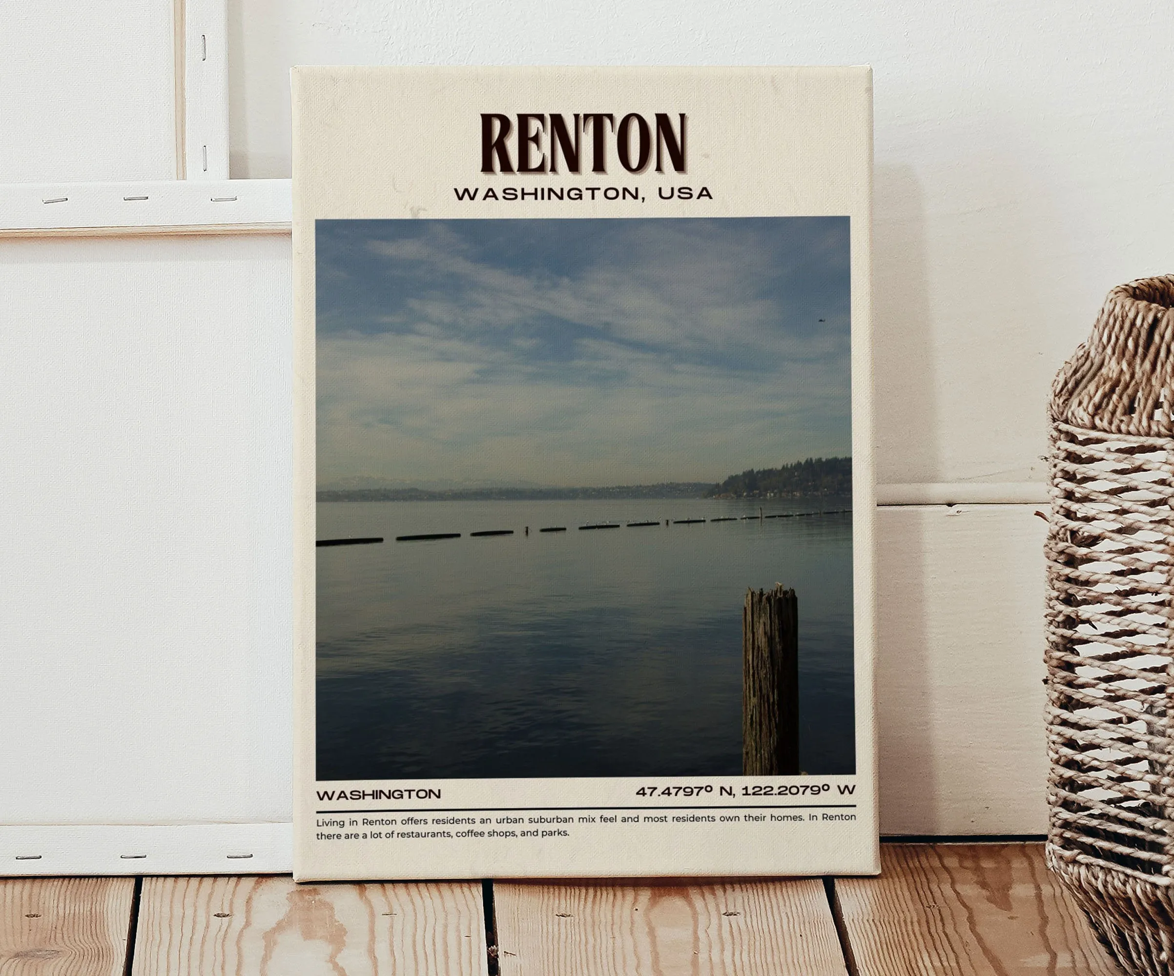 Renton Vintage Wall Art, Washington, USA