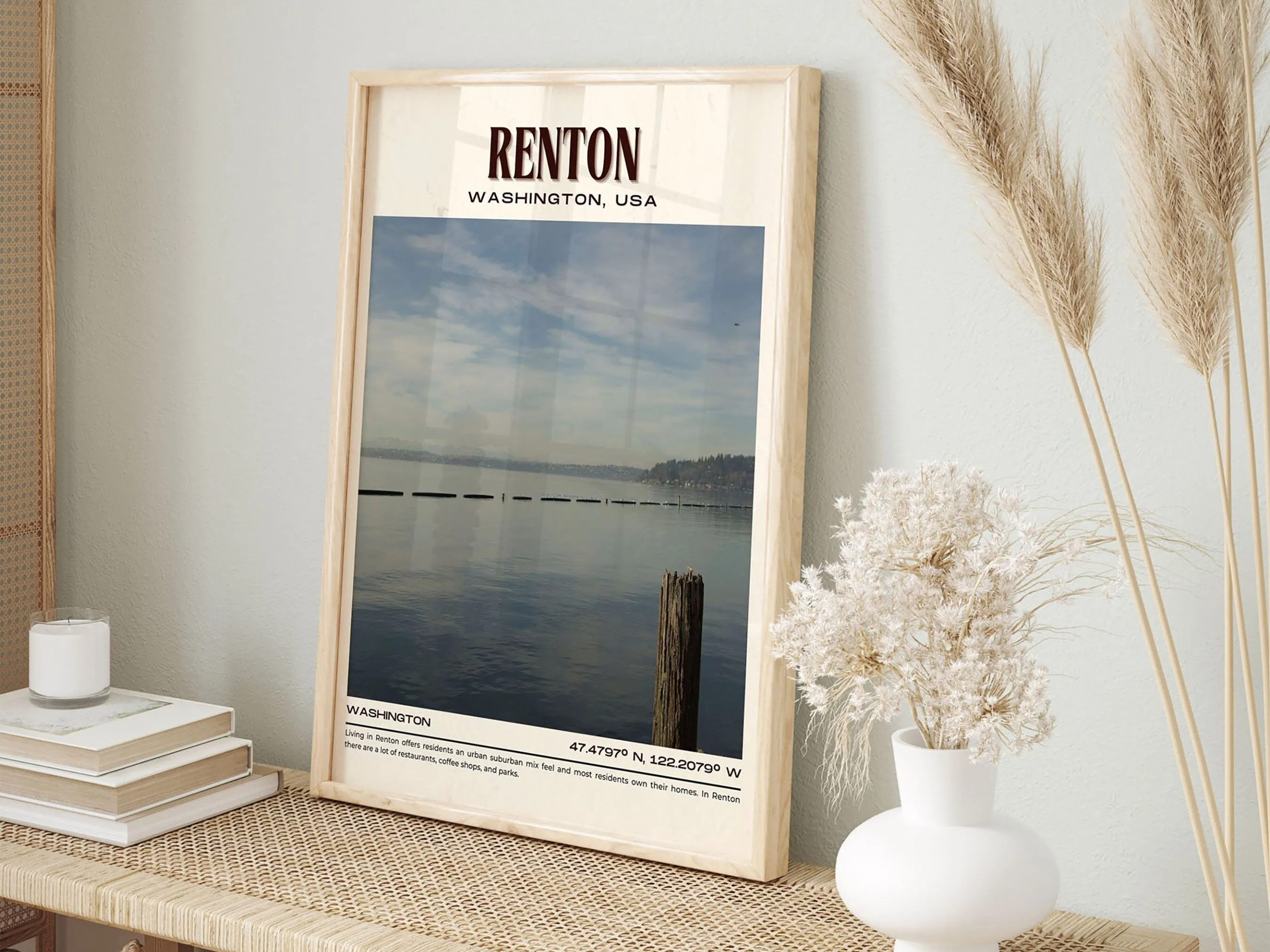 Renton Vintage Wall Art, Washington, USA