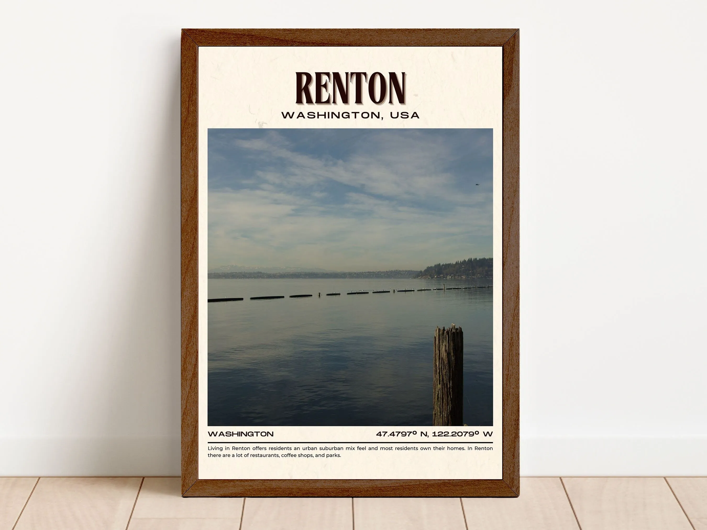 Renton Vintage Wall Art, Washington, USA