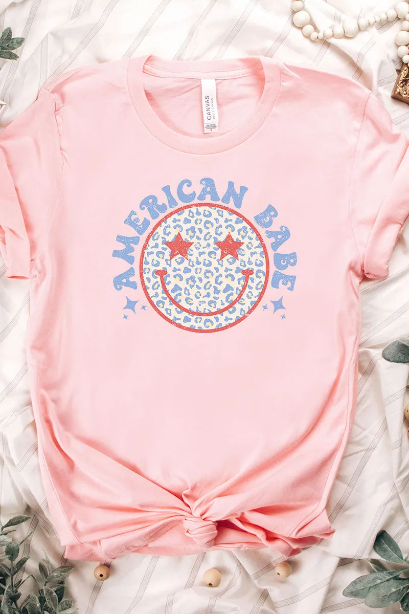 Retro American Babe Tri-Blend Short Sleeve Tee