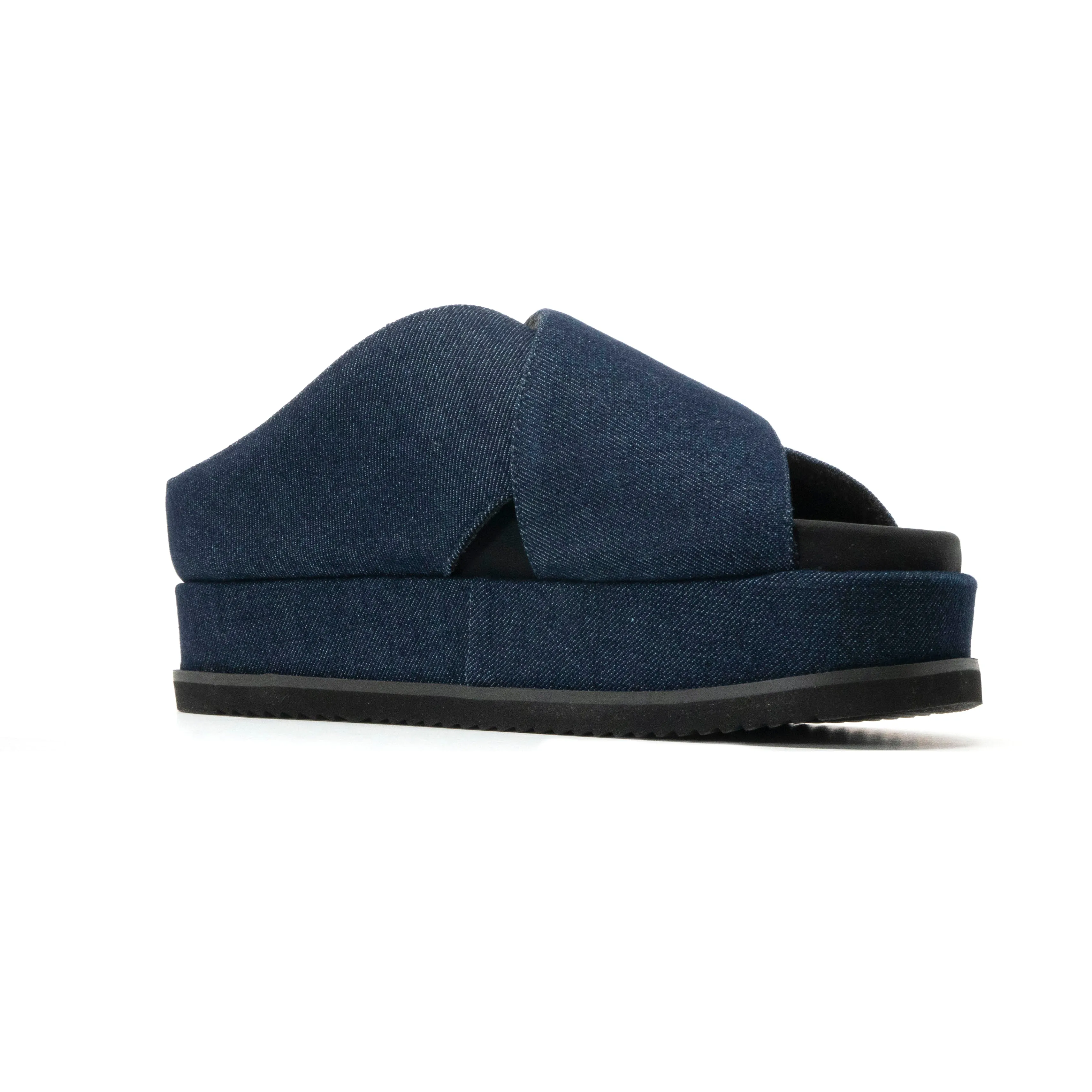 ROAM DARK DENIM CROSS STACK PLATFORM