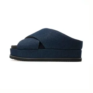 ROAM DARK DENIM CROSS STACK PLATFORM