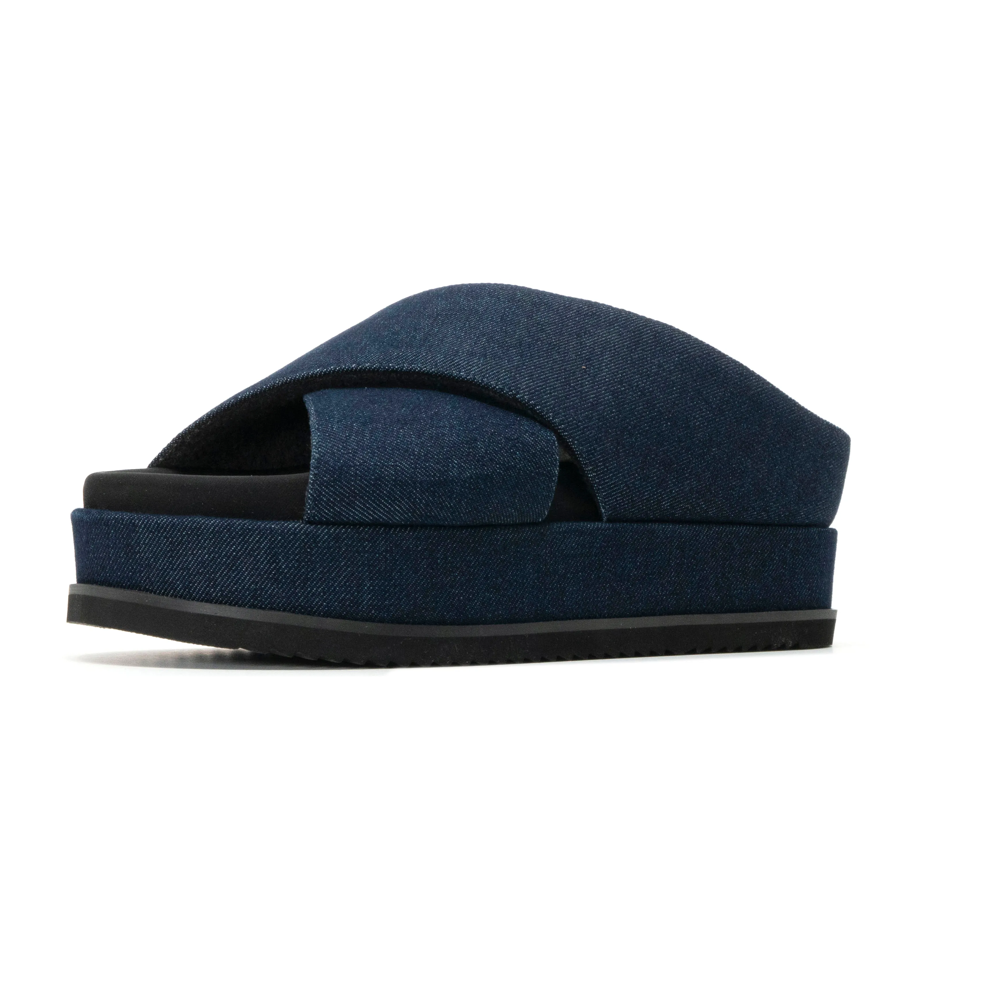 ROAM DARK DENIM CROSS STACK PLATFORM