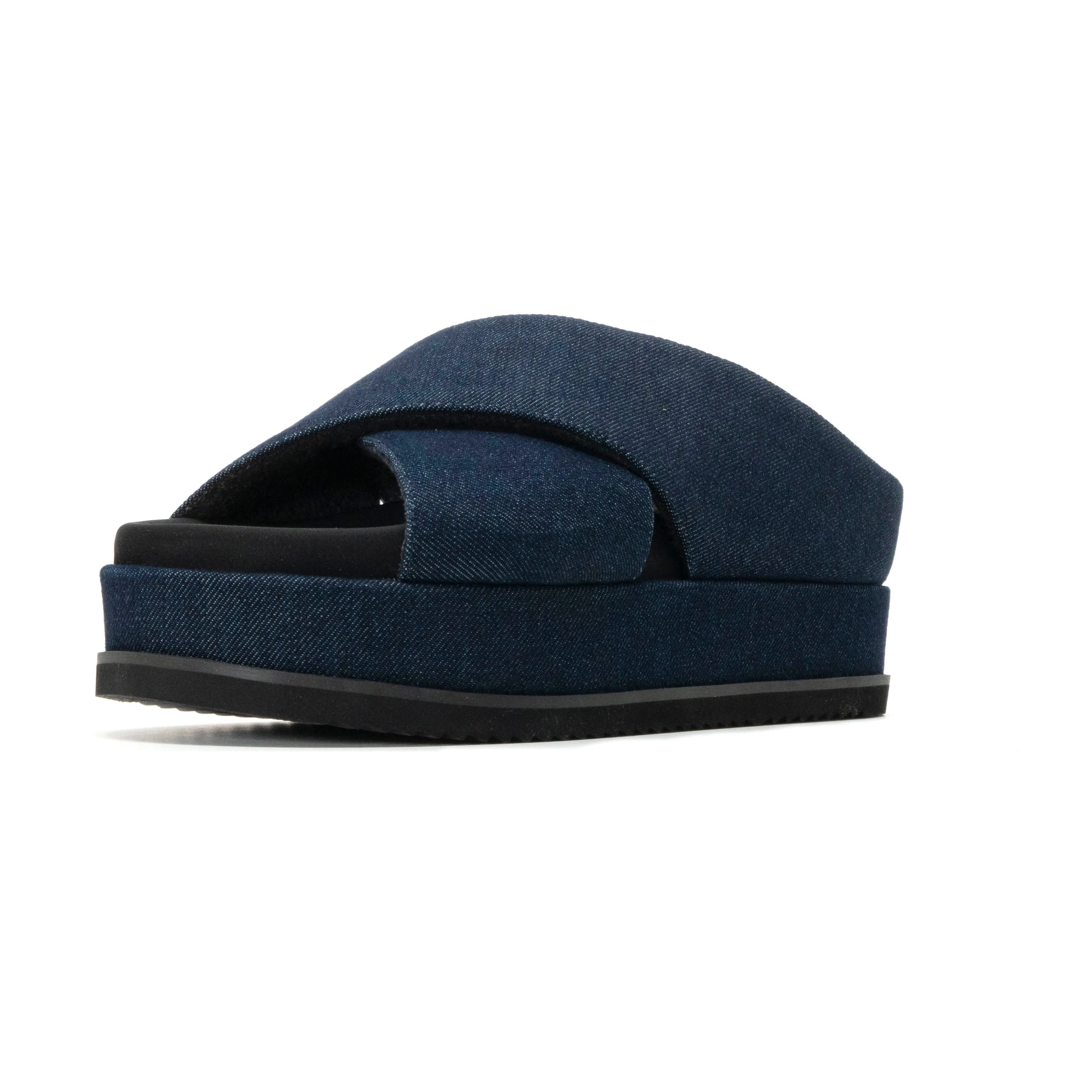 ROAM DARK DENIM CROSS STACK PLATFORM