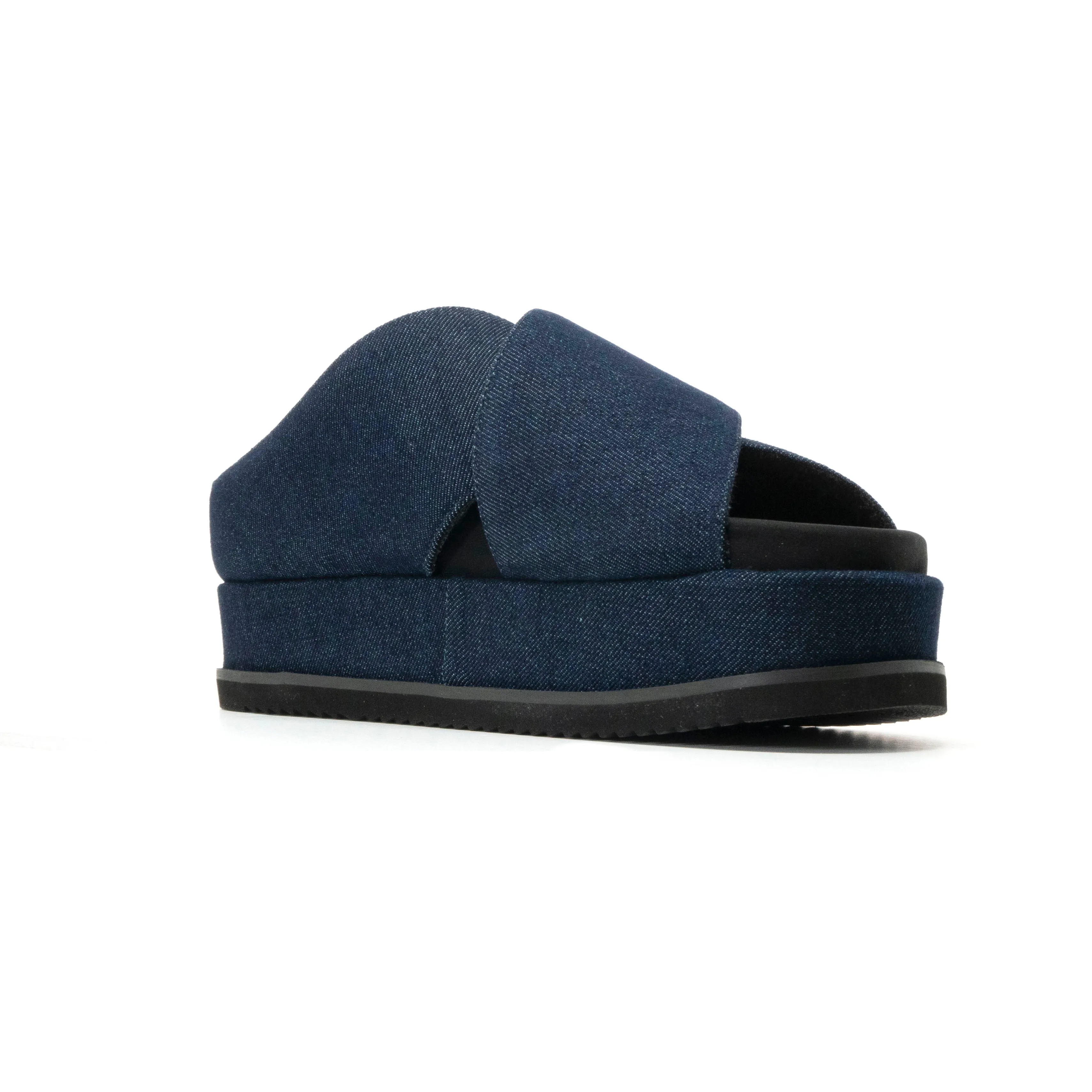 ROAM DARK DENIM CROSS STACK PLATFORM