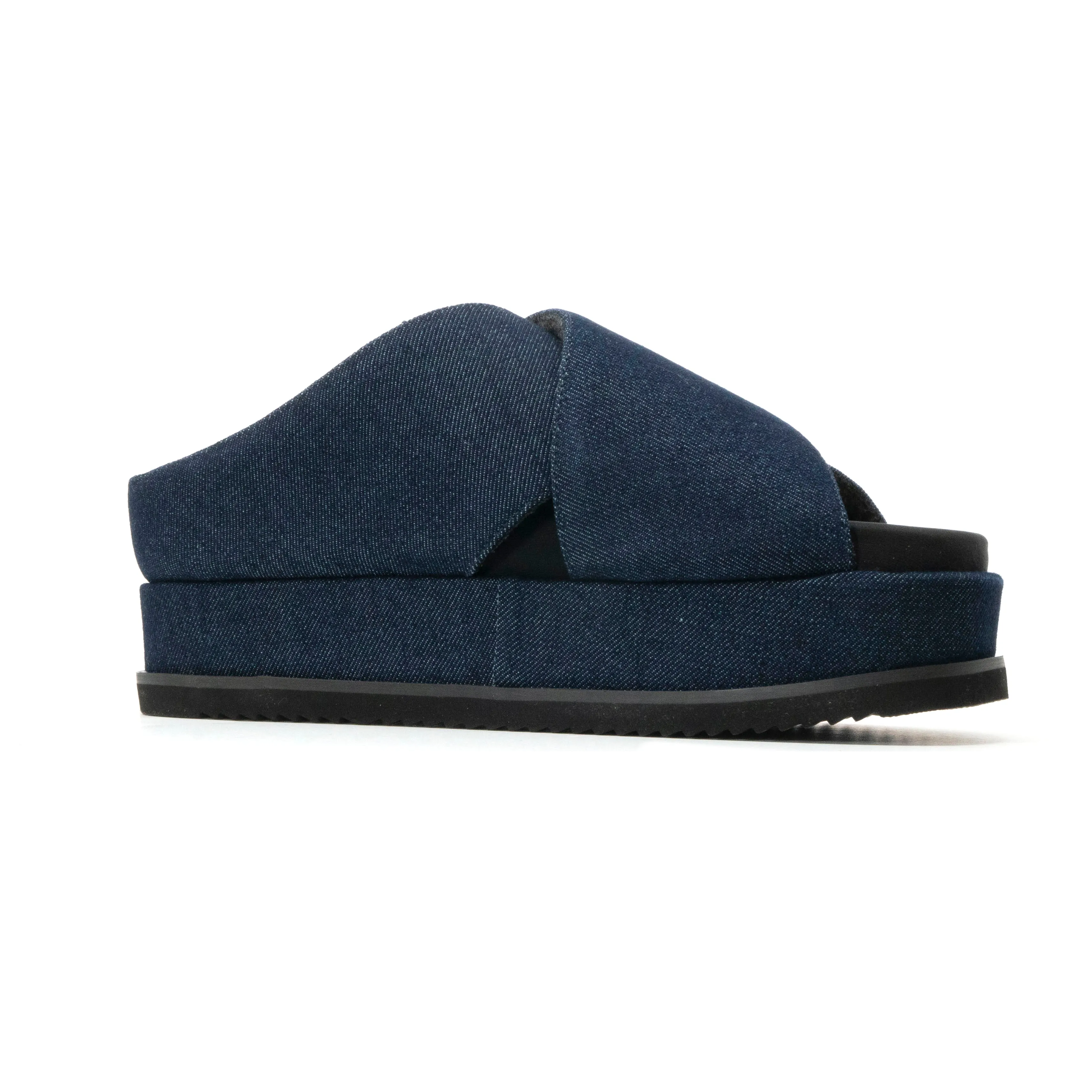 ROAM DARK DENIM CROSS STACK PLATFORM