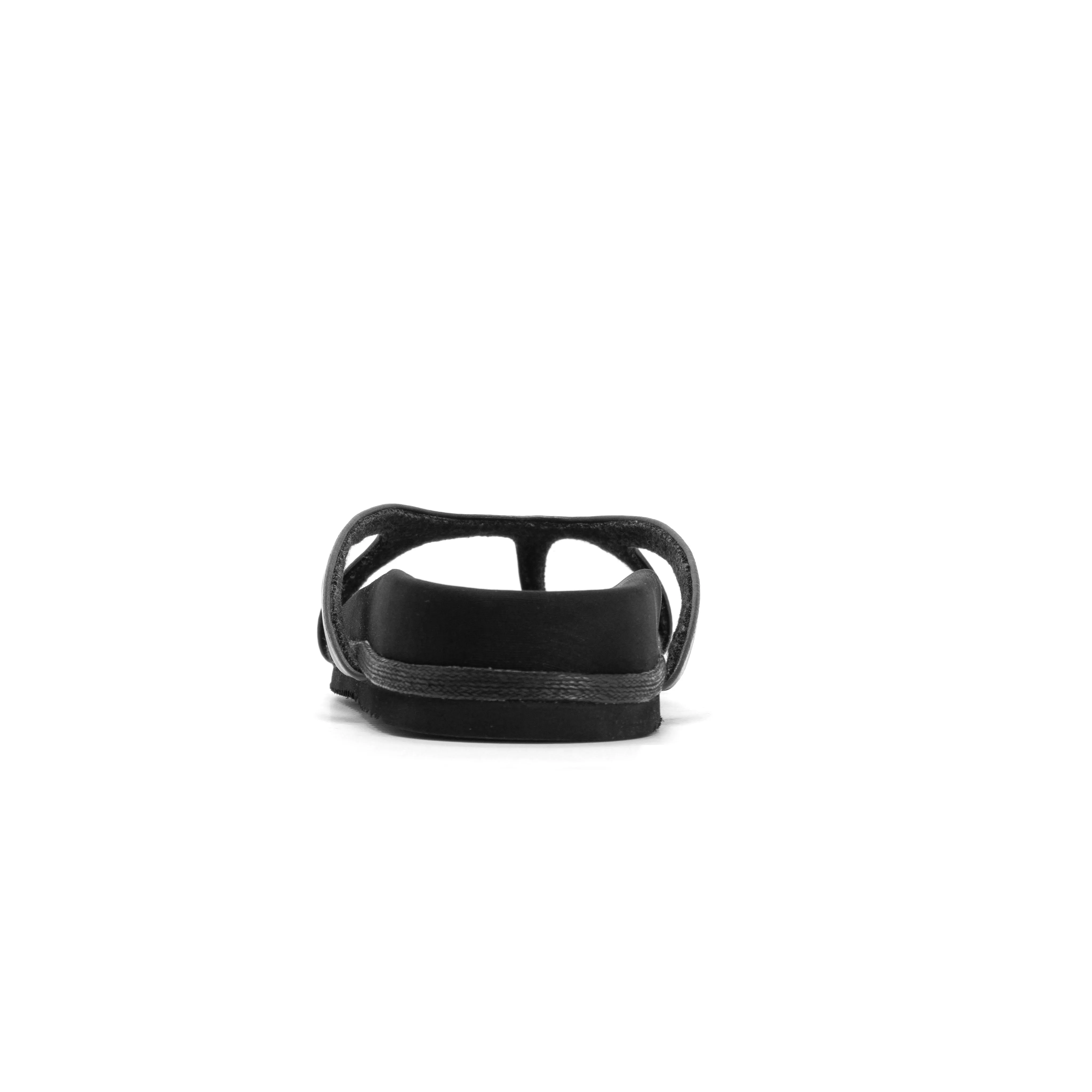 ROAM DEMI THONG BLACK VEGAN LEATHER