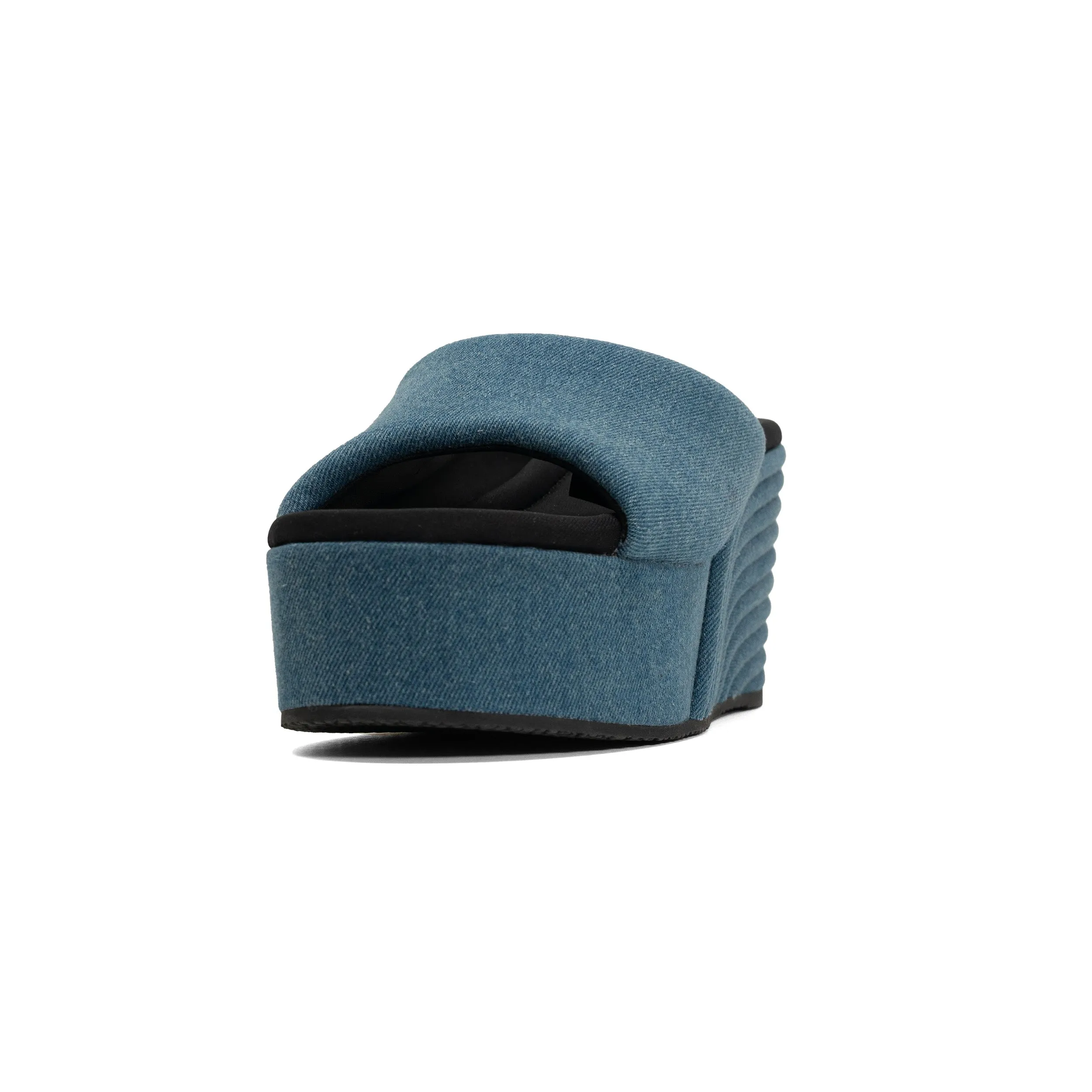 ROAM DENIM SCOOP MID STRATA PLATFORM WEDGE