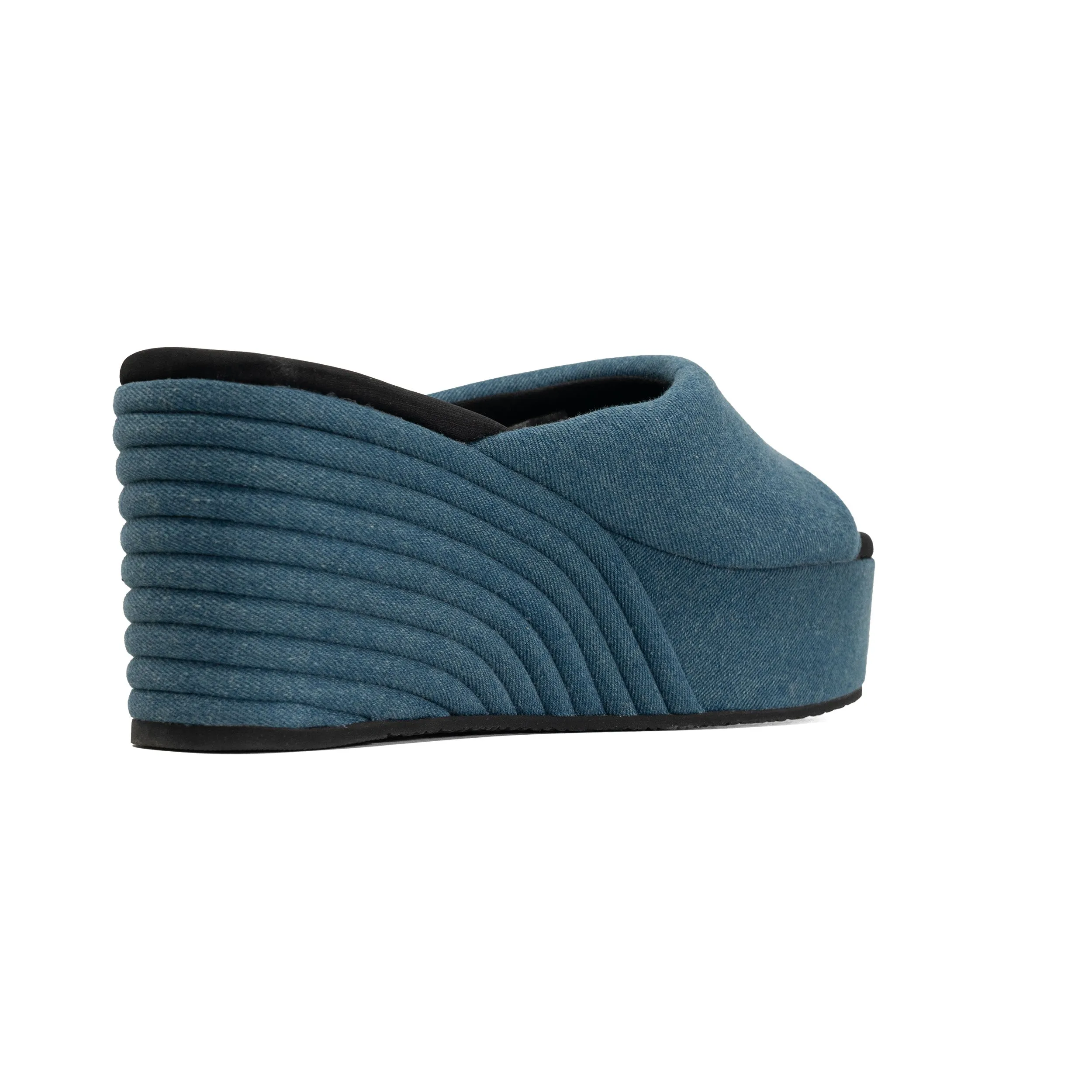 ROAM DENIM SCOOP MID STRATA PLATFORM WEDGE