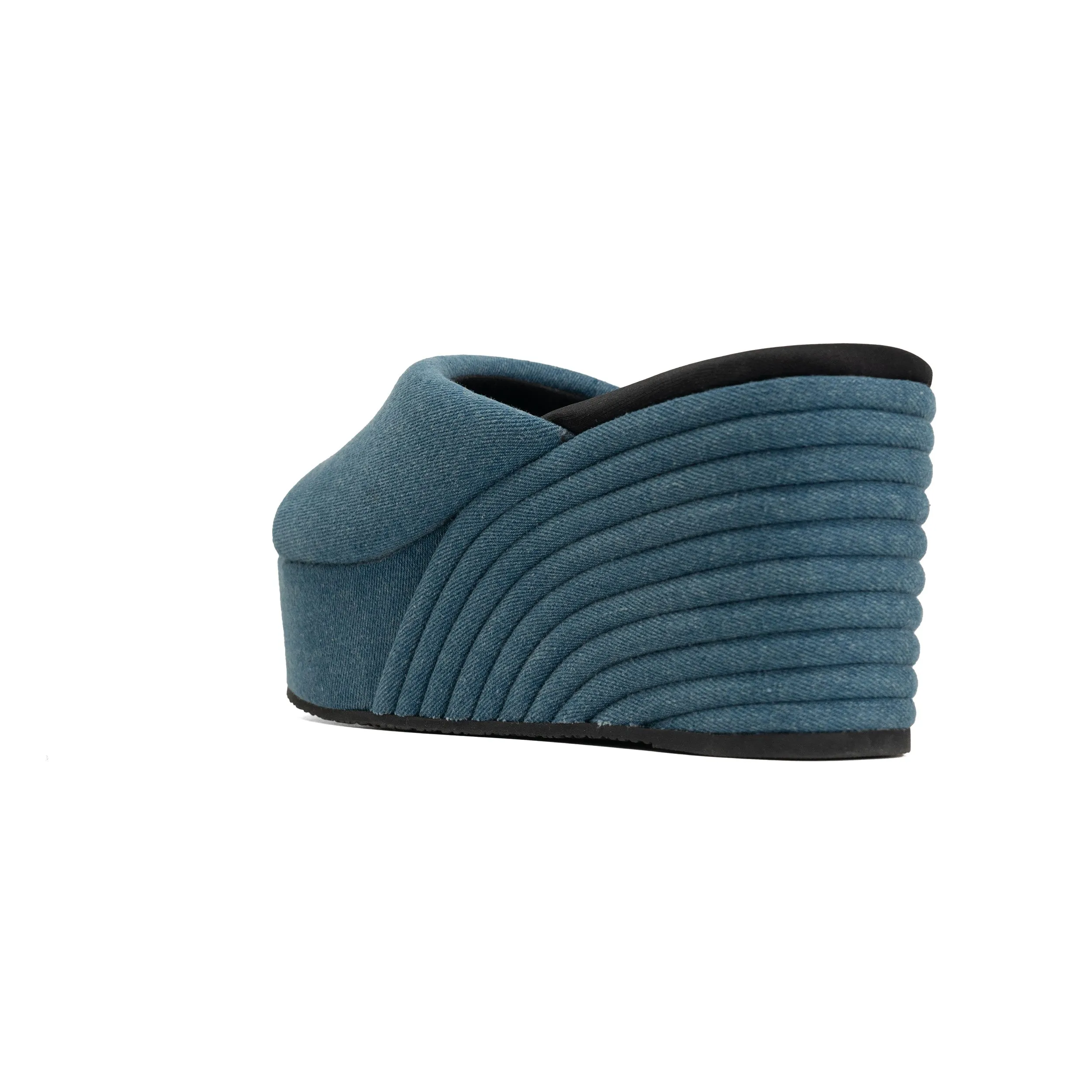 ROAM DENIM SCOOP MID STRATA PLATFORM WEDGE