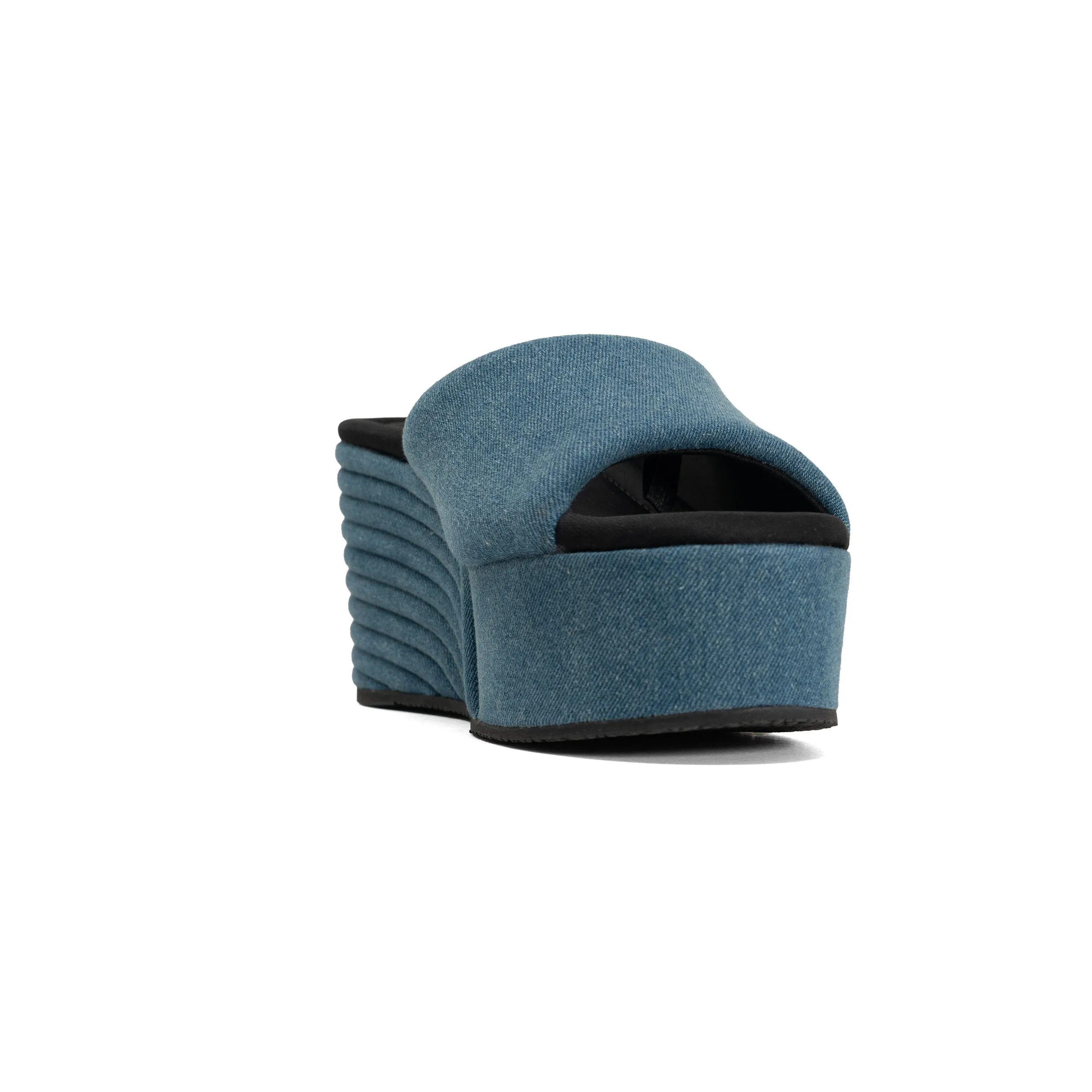 ROAM DENIM SCOOP MID STRATA PLATFORM WEDGE