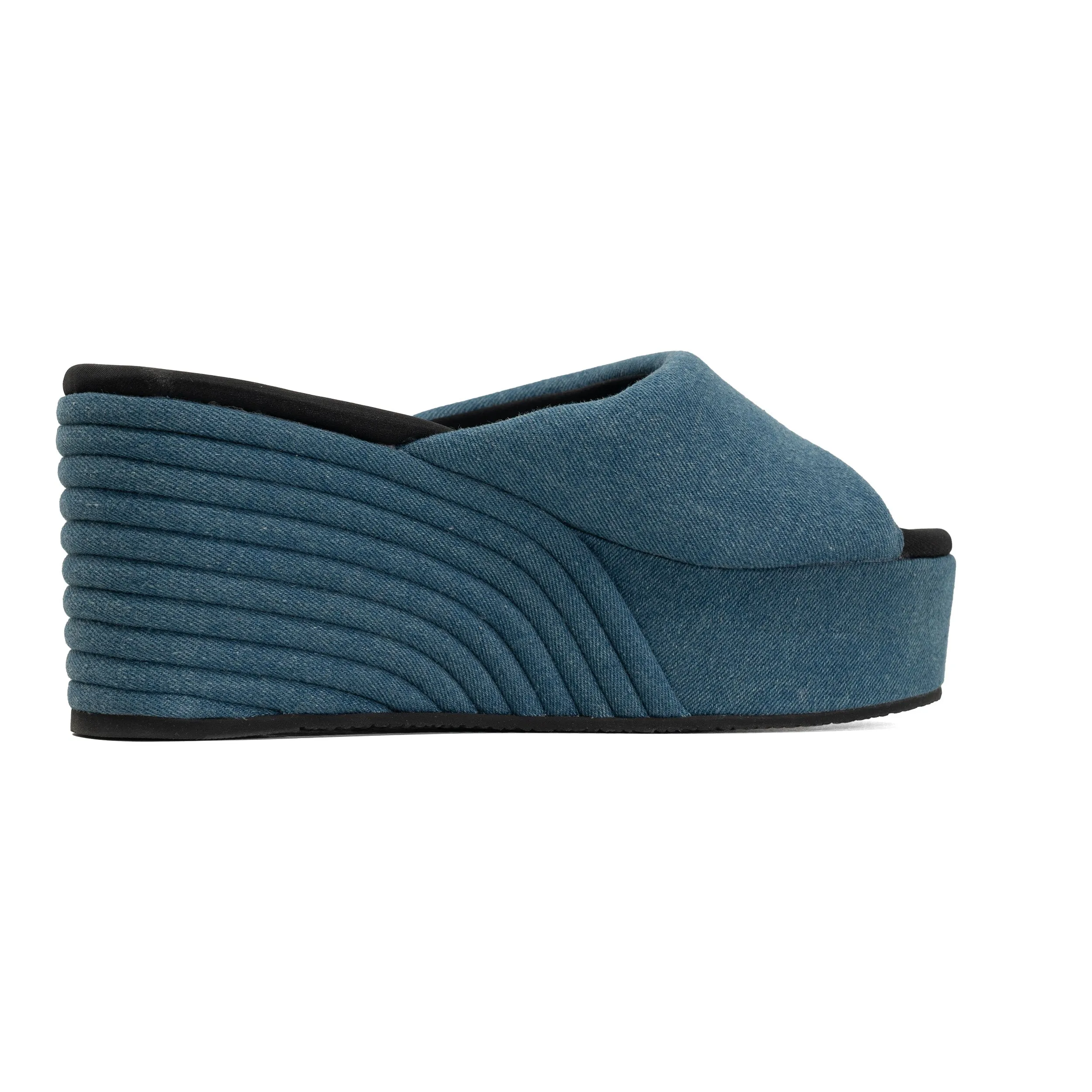 ROAM DENIM SCOOP MID STRATA PLATFORM WEDGE