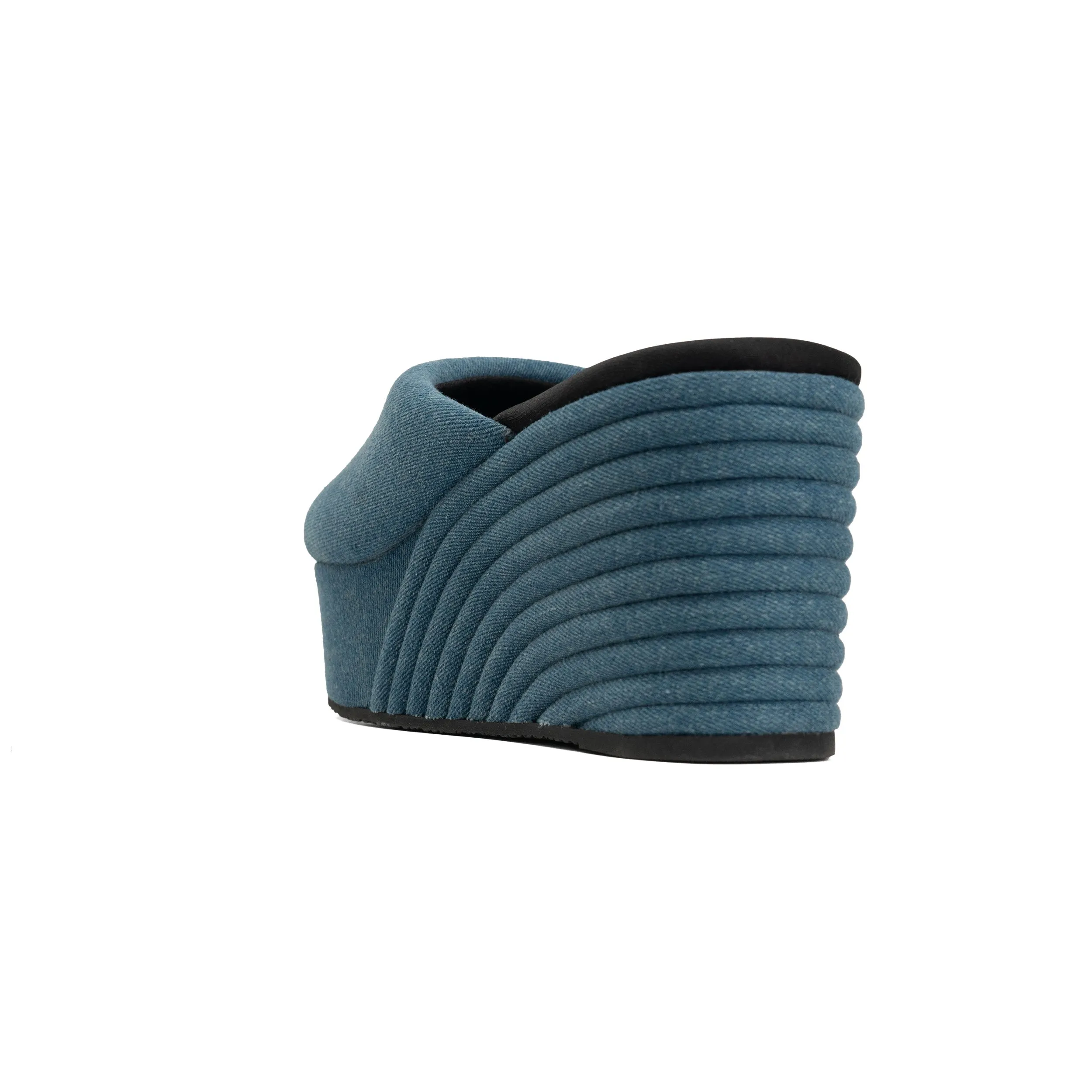ROAM DENIM SCOOP MID STRATA PLATFORM WEDGE