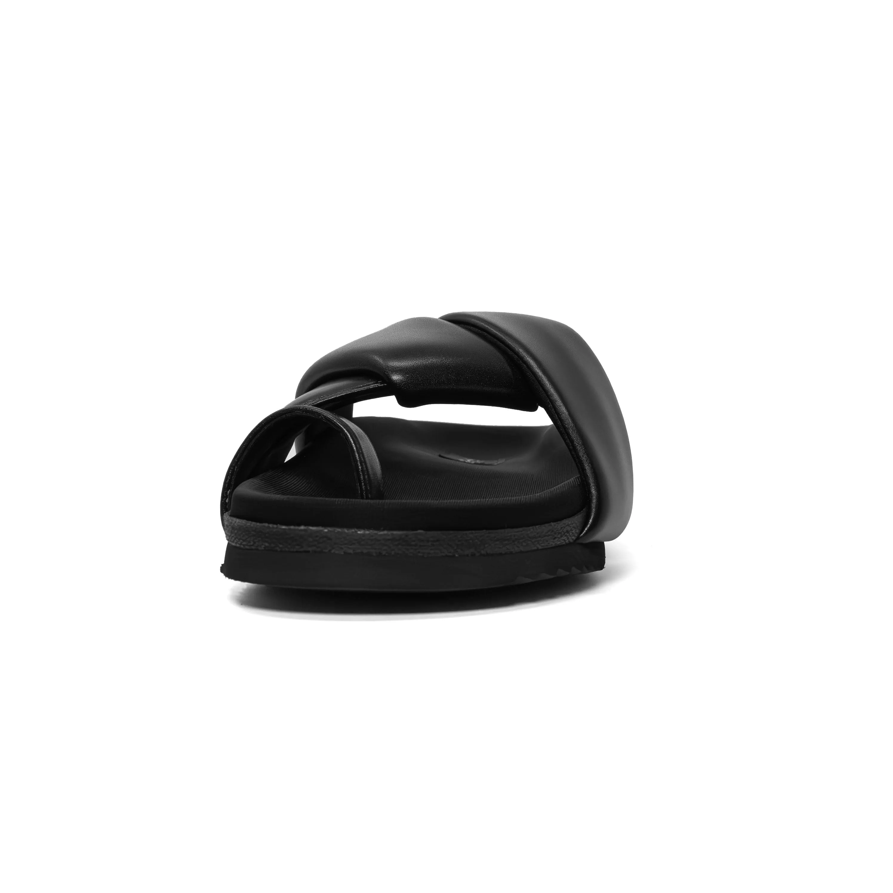 ROAM FOLDY TOE BLACK VEGAN LEATHER