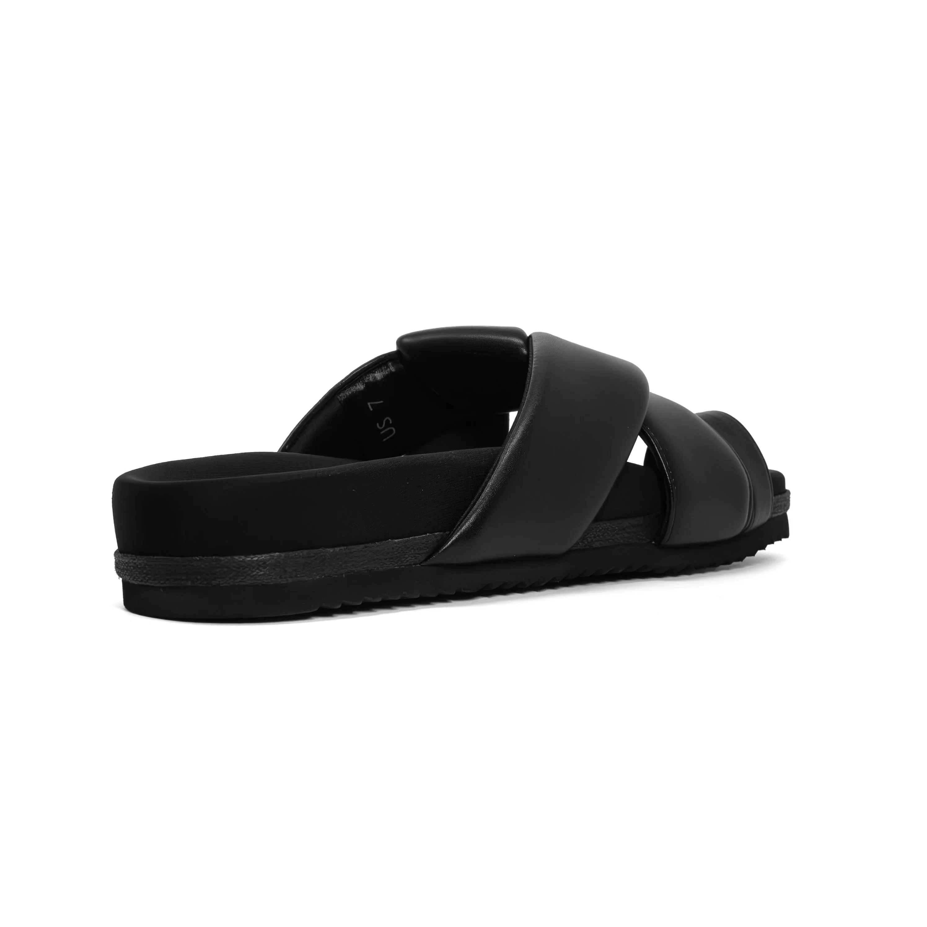 ROAM FOLDY TOE BLACK VEGAN LEATHER