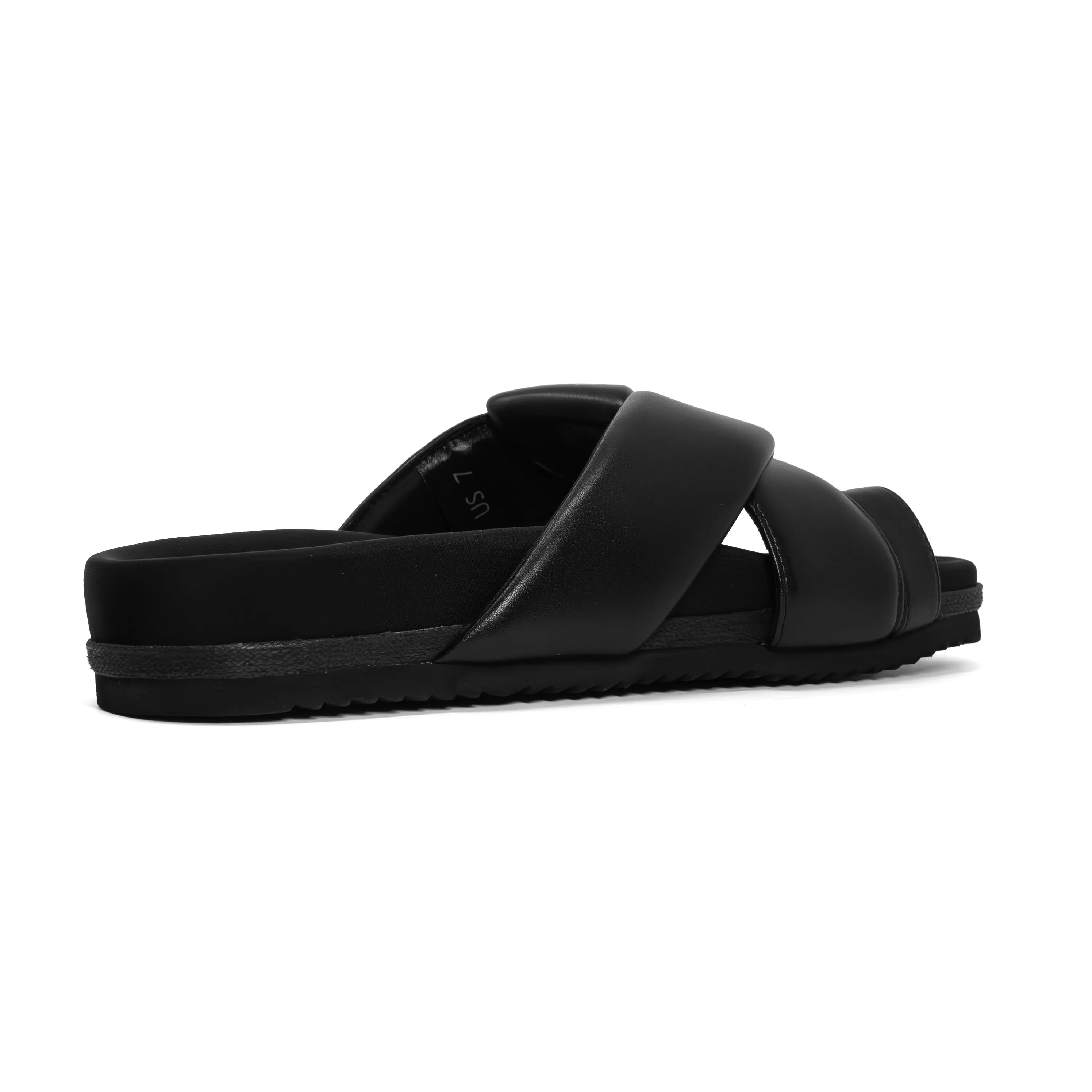 ROAM FOLDY TOE BLACK VEGAN LEATHER