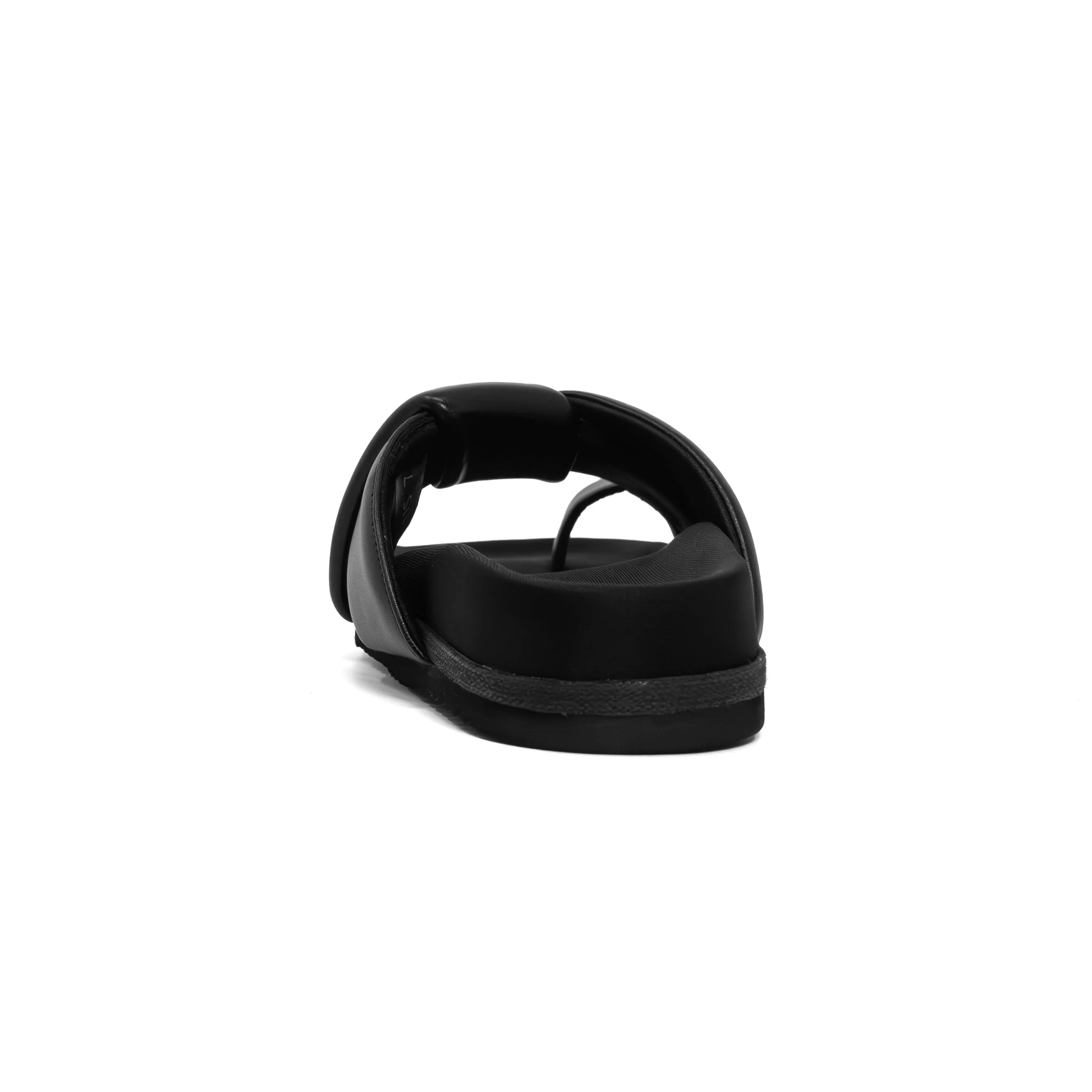 ROAM FOLDY TOE BLACK VEGAN LEATHER