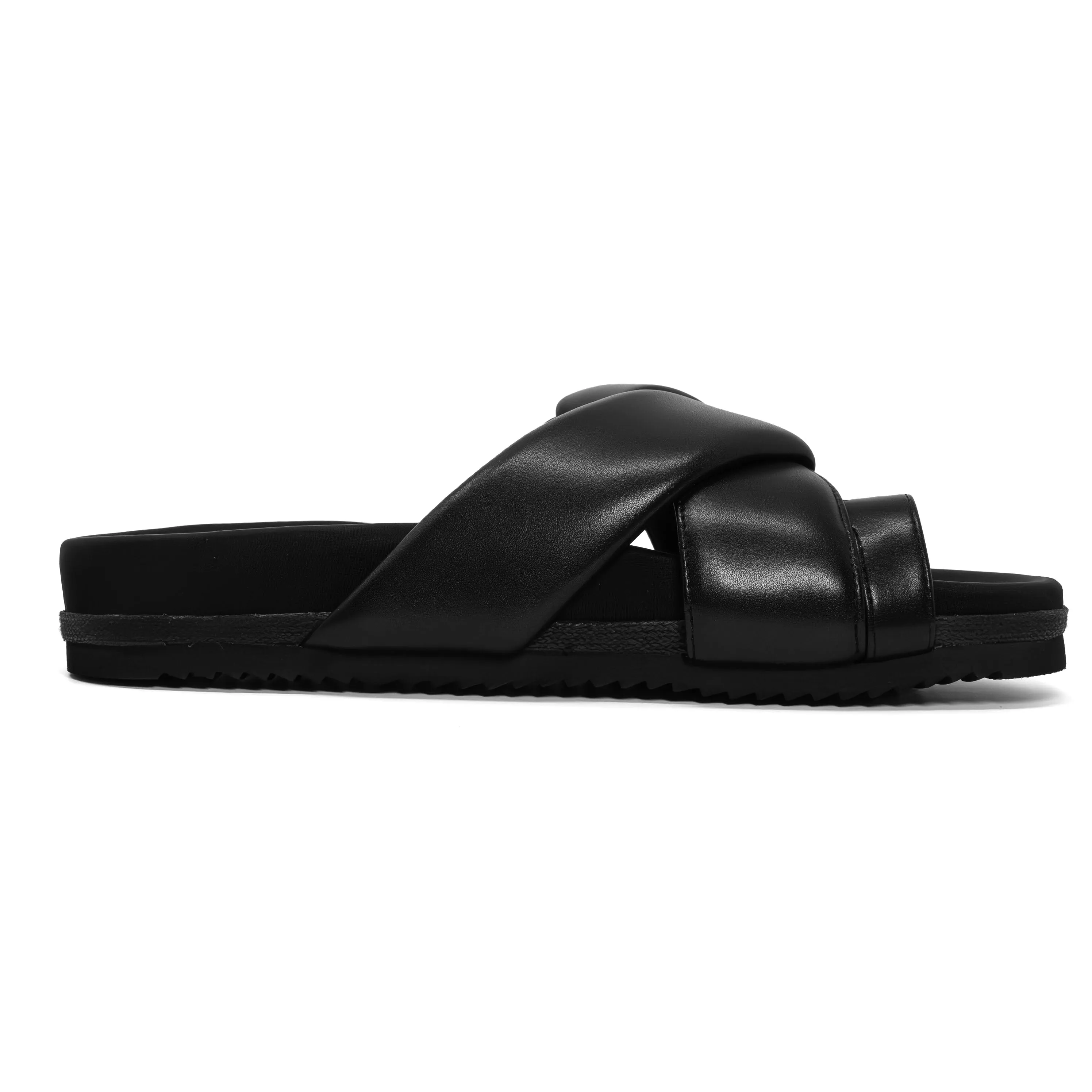 ROAM FOLDY TOE BLACK VEGAN LEATHER