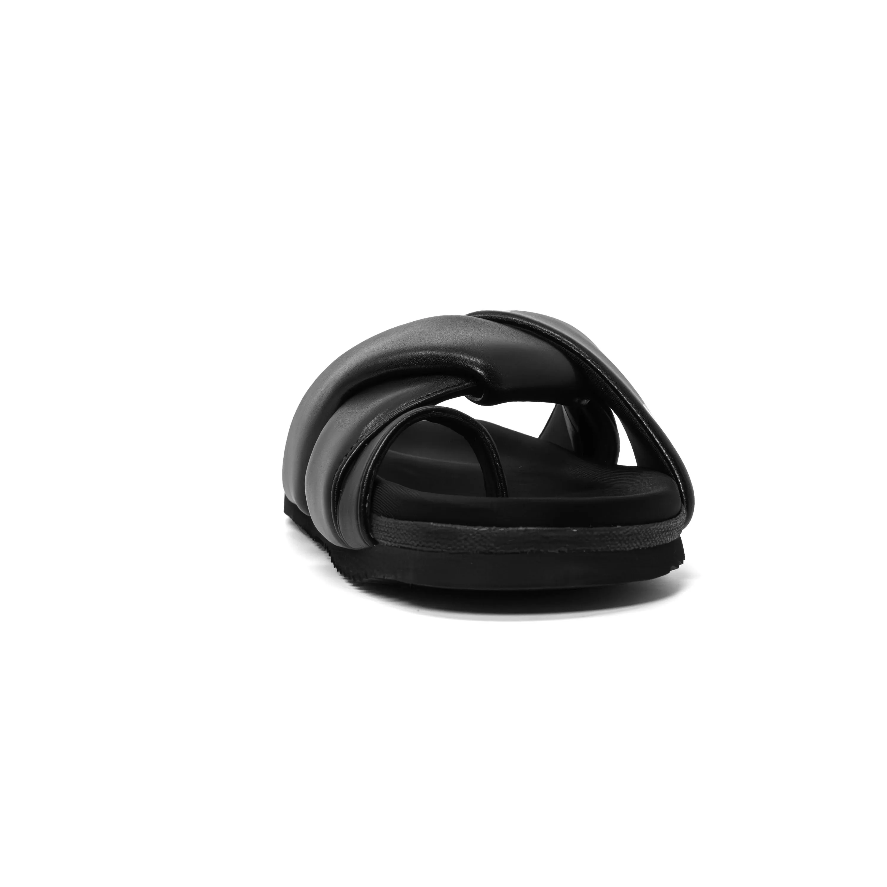 ROAM FOLDY TOE BLACK VEGAN LEATHER