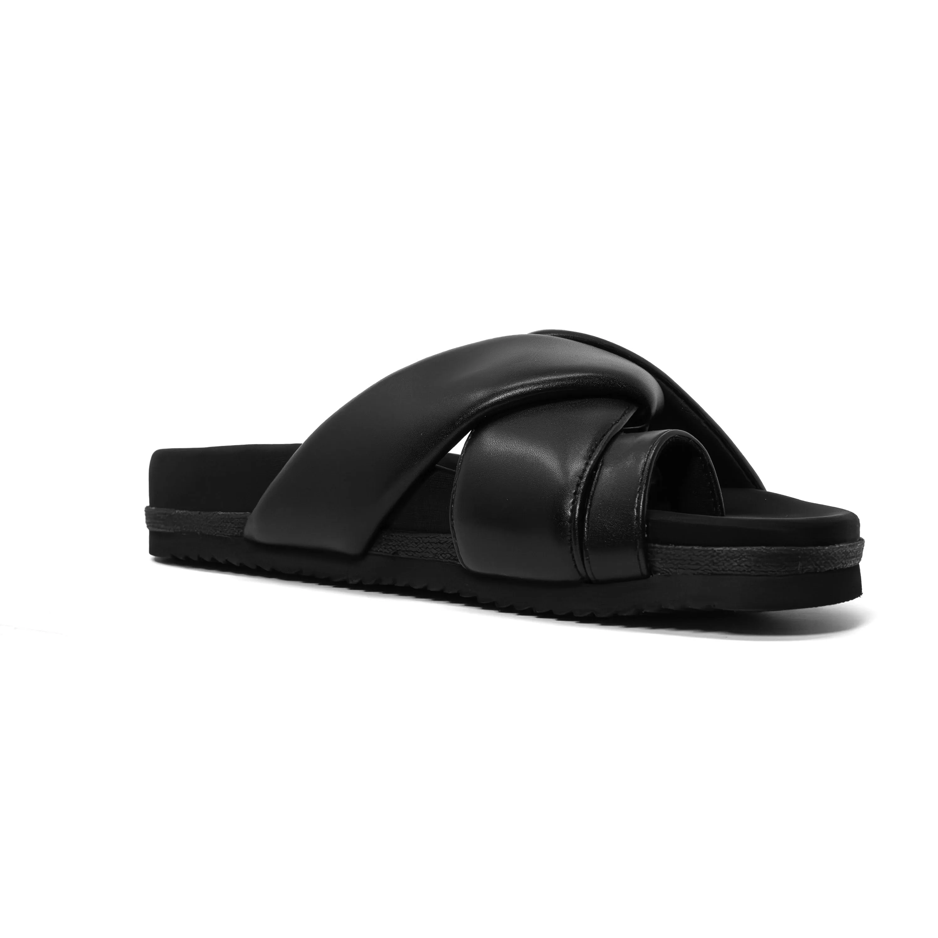 ROAM FOLDY TOE BLACK VEGAN LEATHER