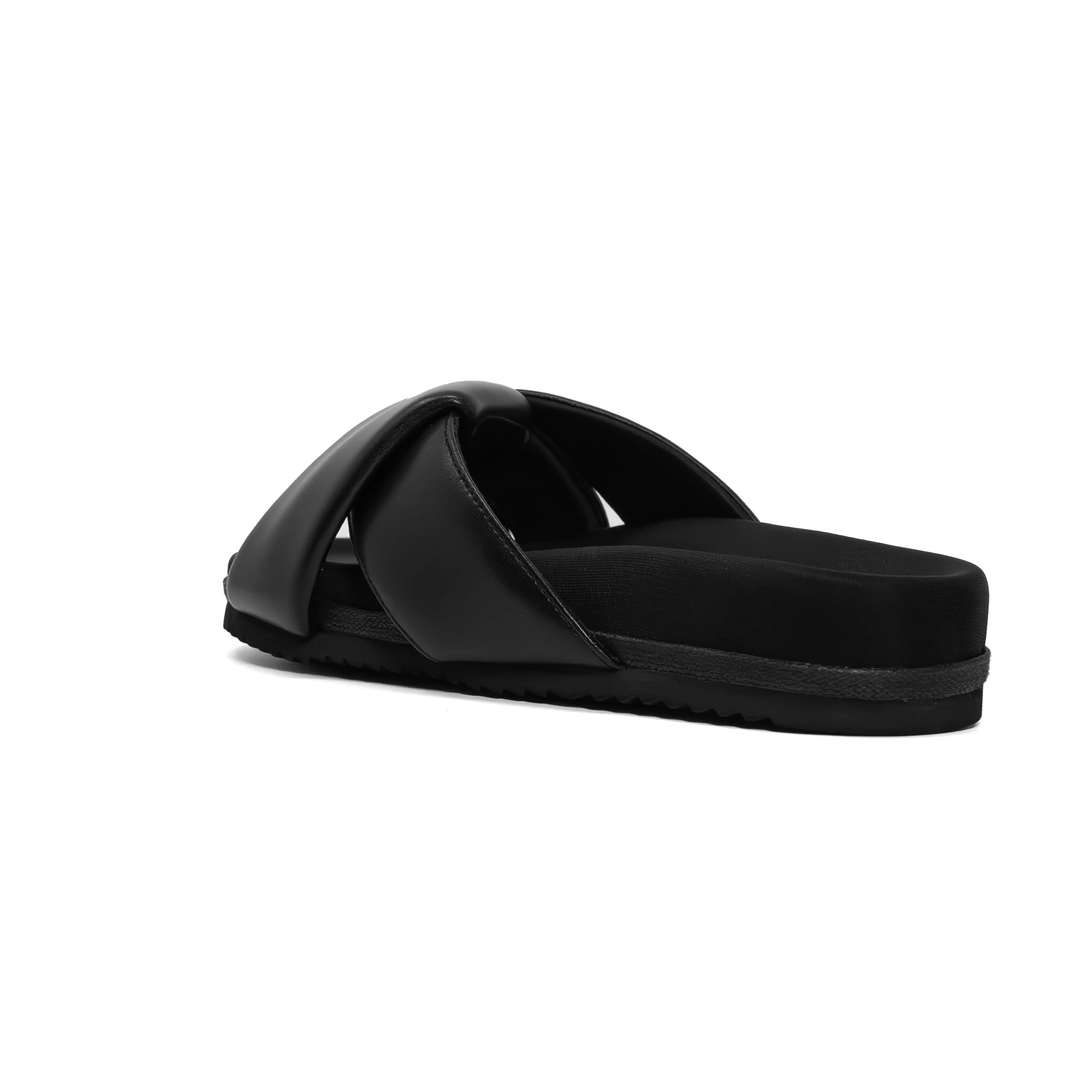 ROAM FOLDY TOE BLACK VEGAN LEATHER