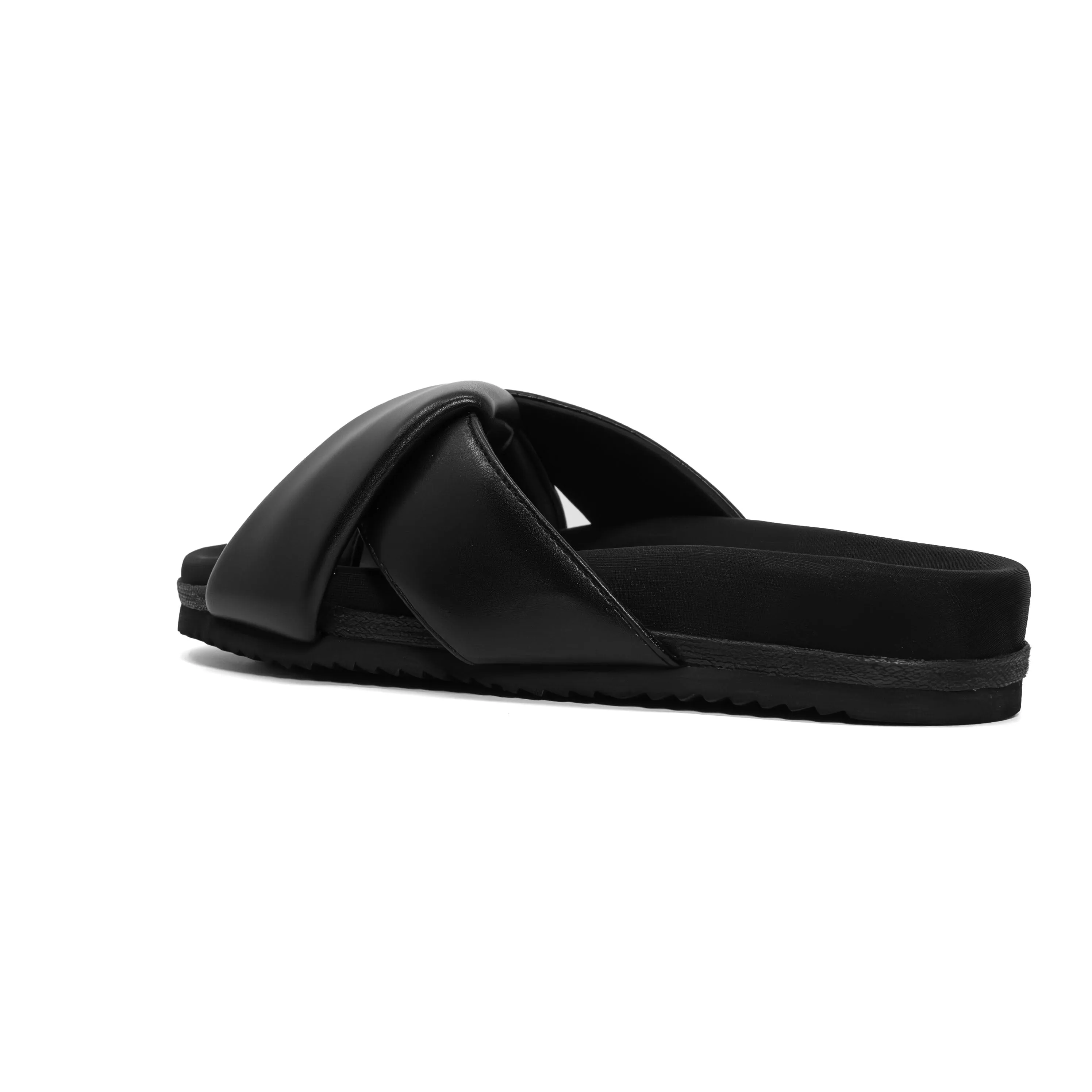 ROAM FOLDY TOE BLACK VEGAN LEATHER