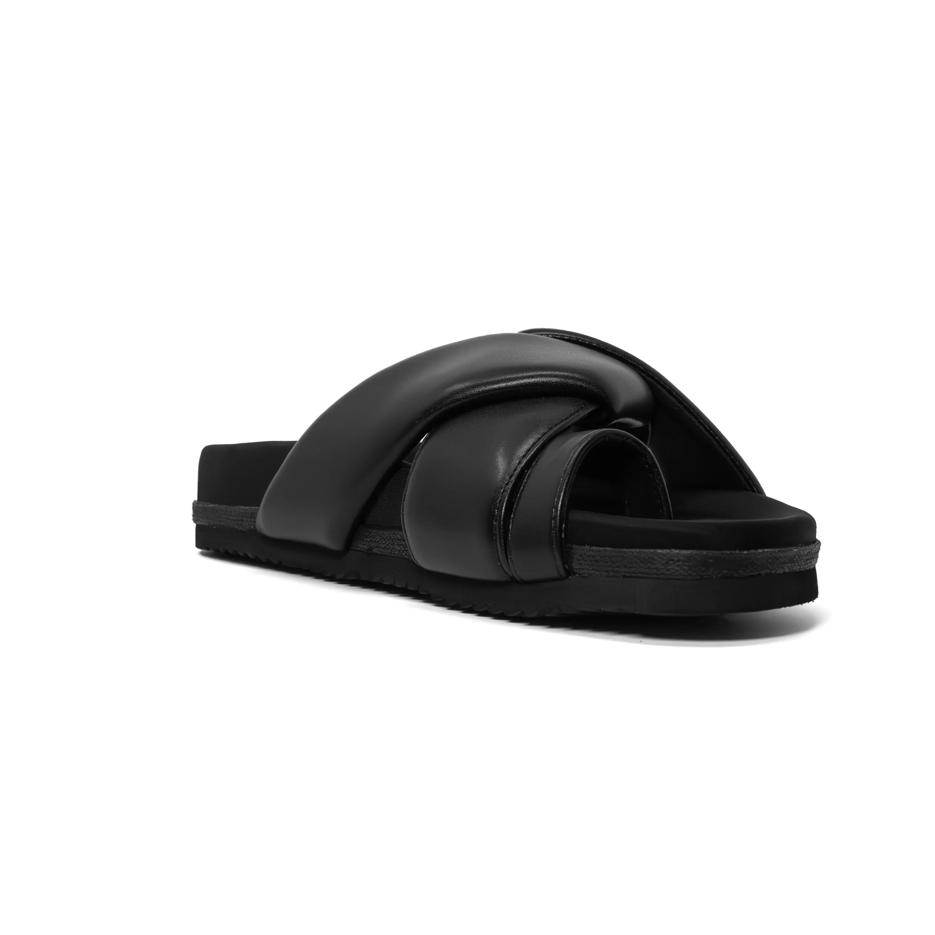 ROAM FOLDY TOE BLACK VEGAN LEATHER