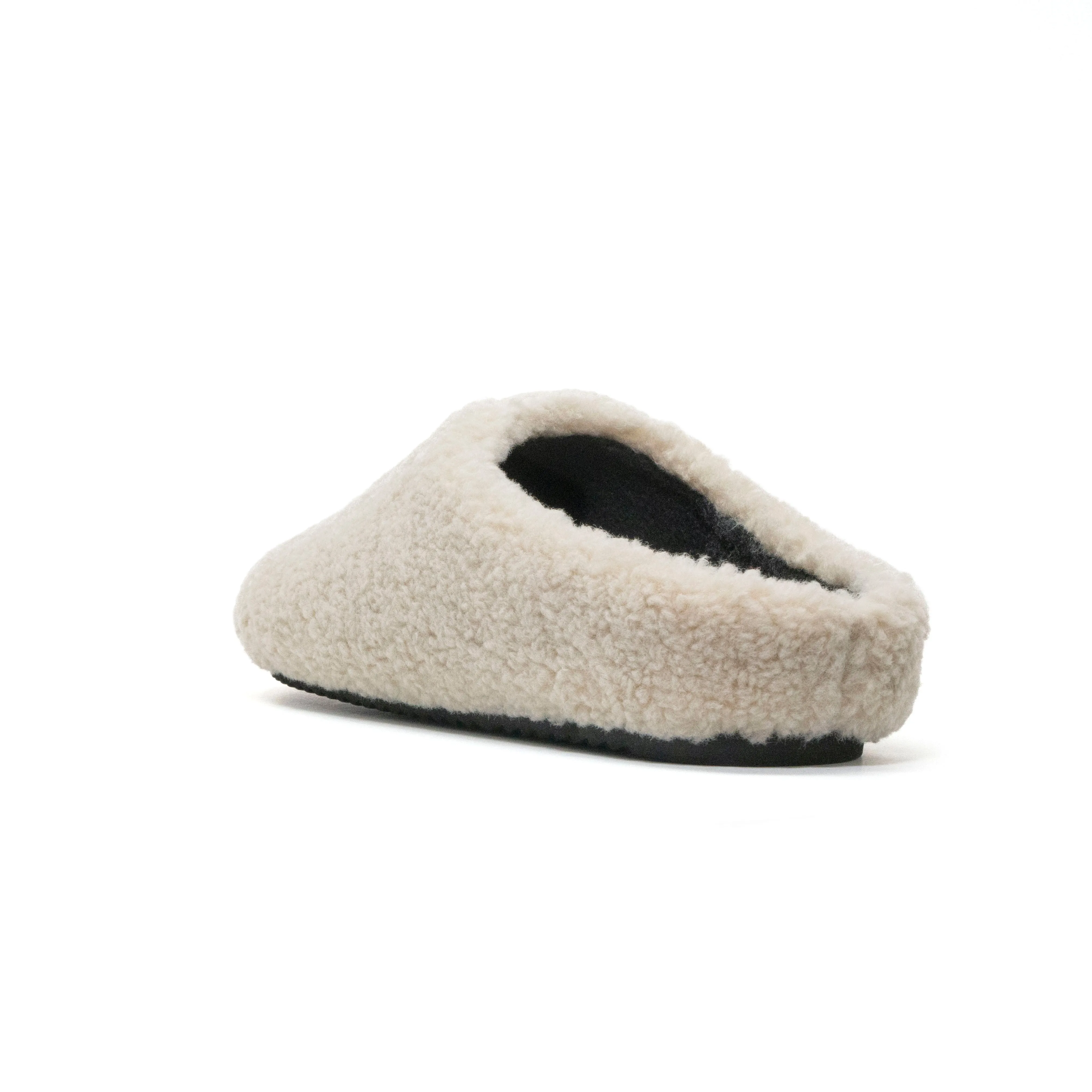ROAM FUZZY CLOG BONE FAUX SHEARLING