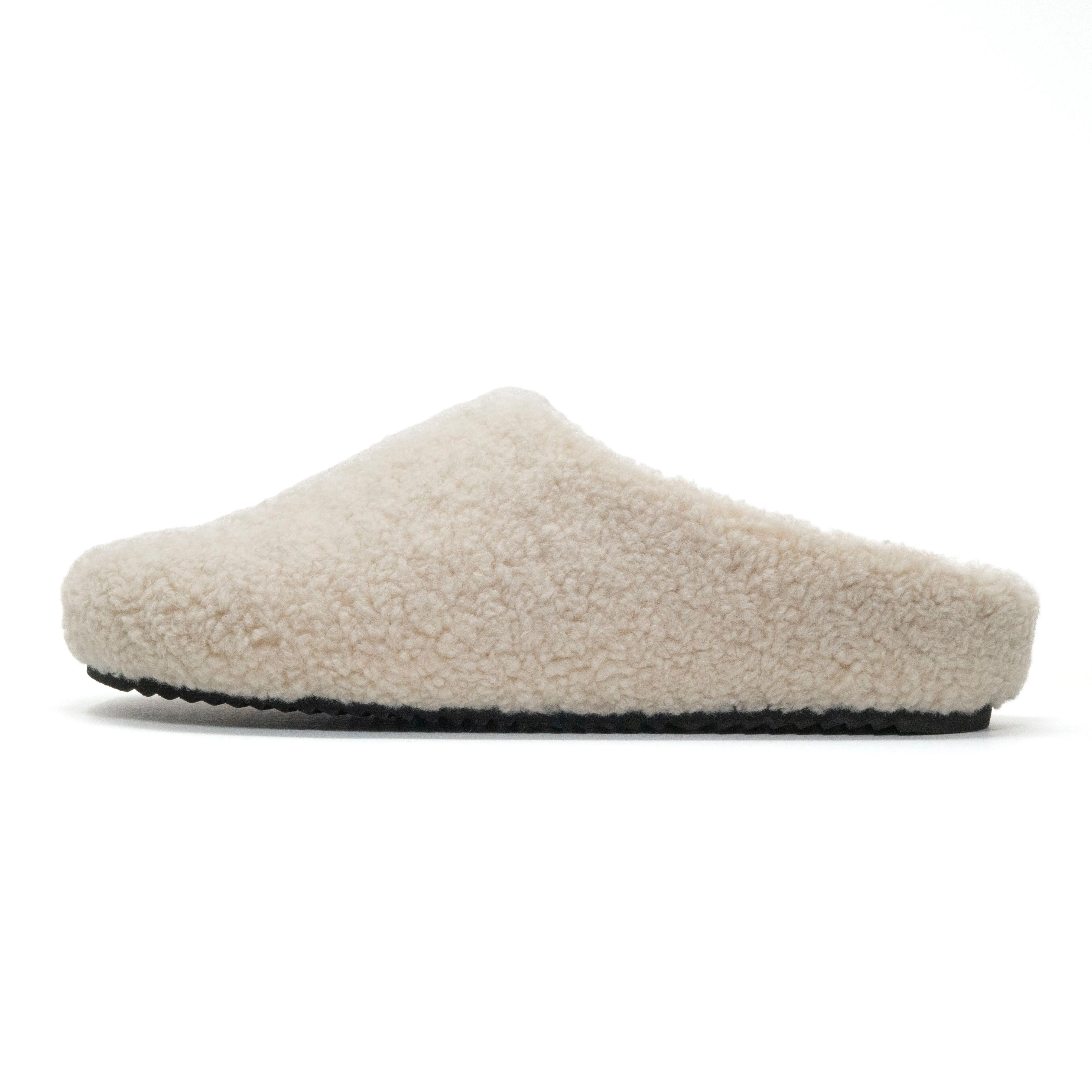 ROAM FUZZY CLOG BONE FAUX SHEARLING