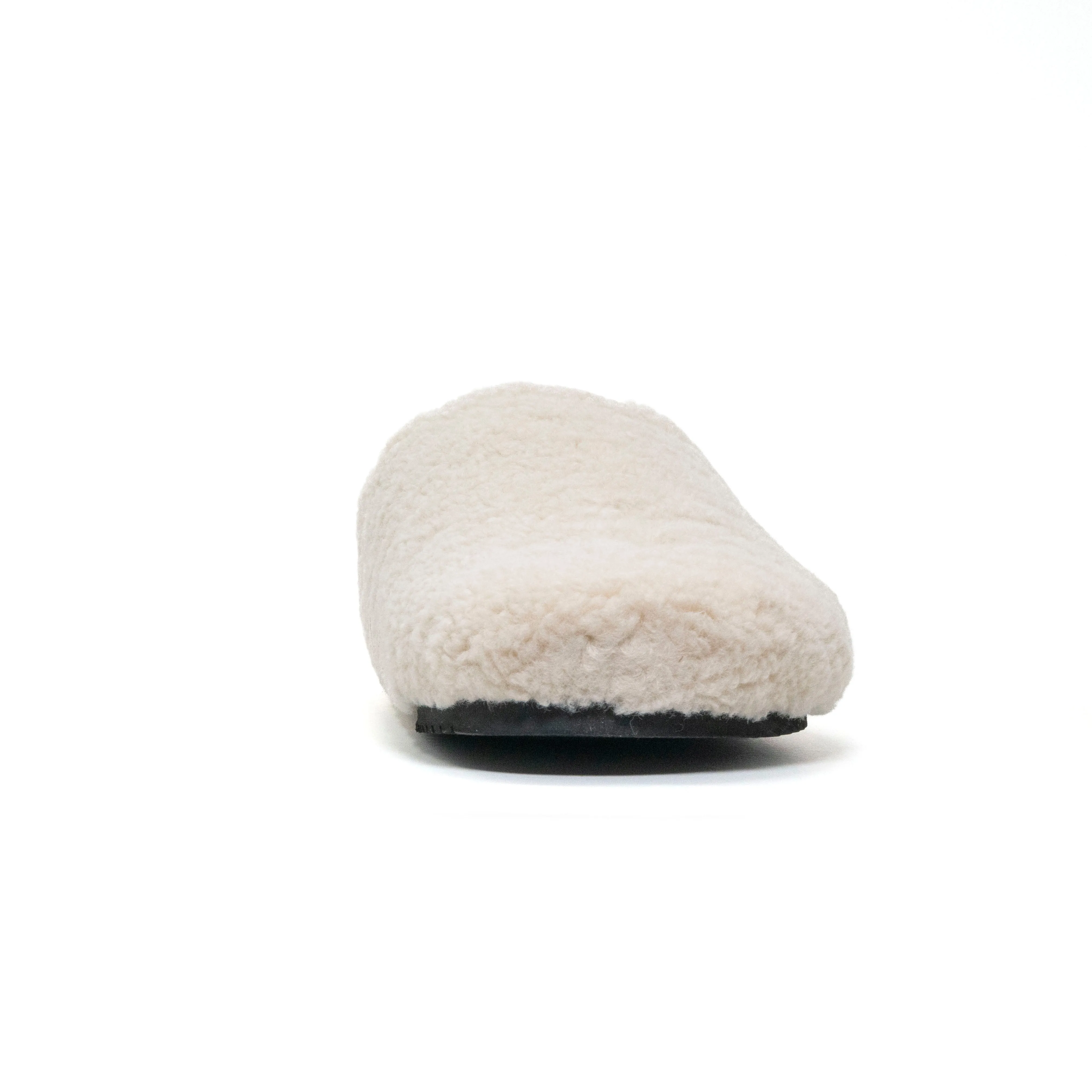 ROAM FUZZY CLOG BONE FAUX SHEARLING
