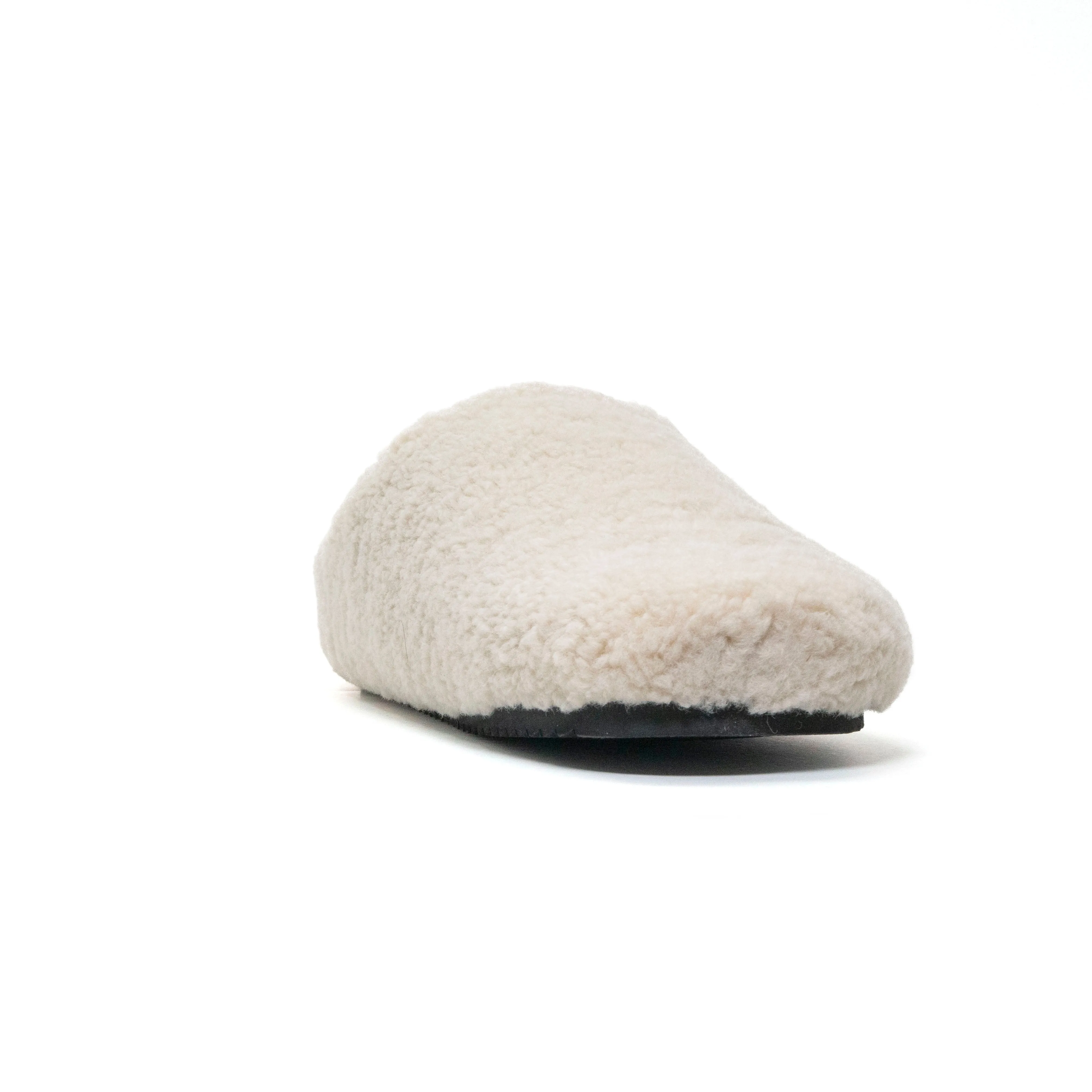 ROAM FUZZY CLOG BONE FAUX SHEARLING