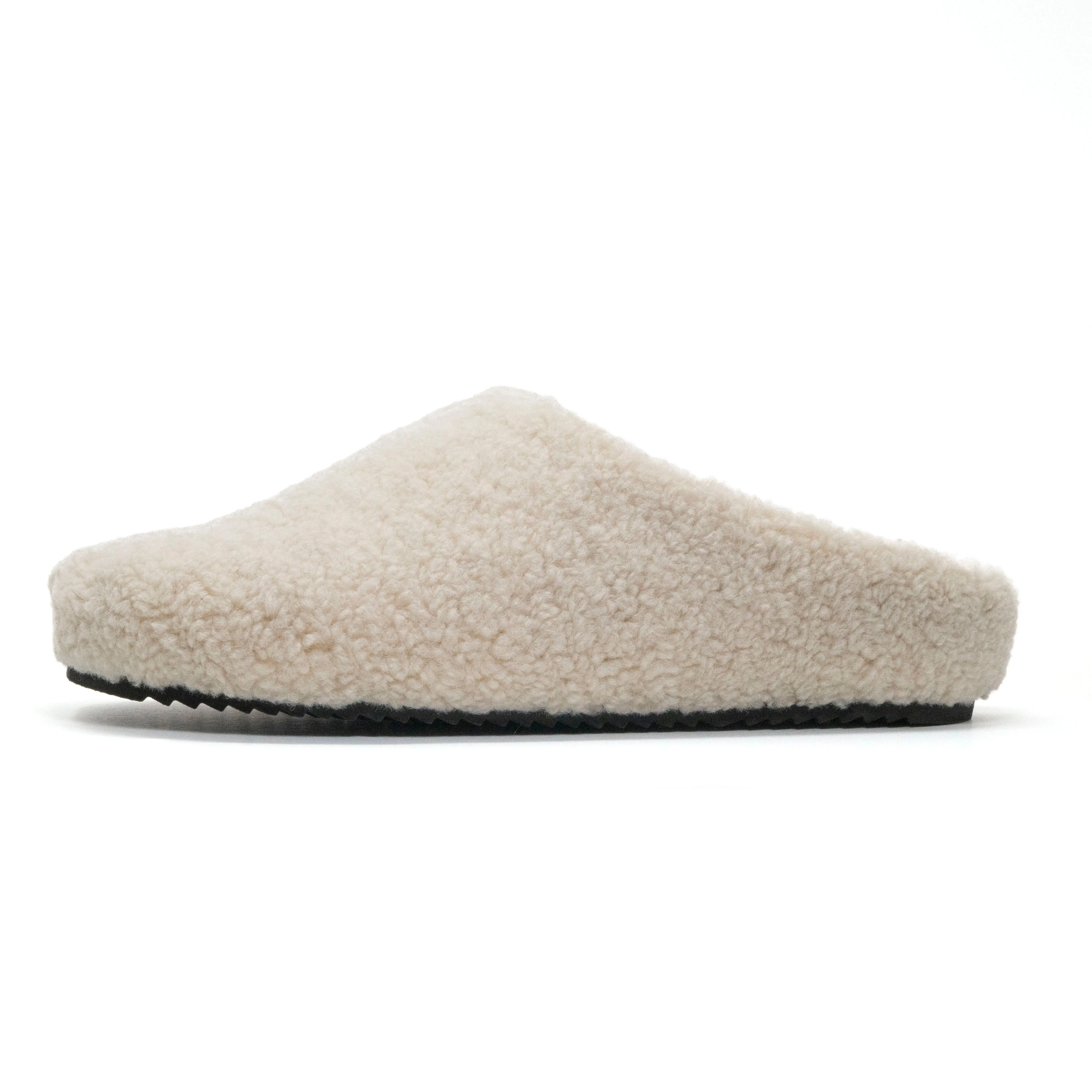 ROAM FUZZY CLOG BONE FAUX SHEARLING