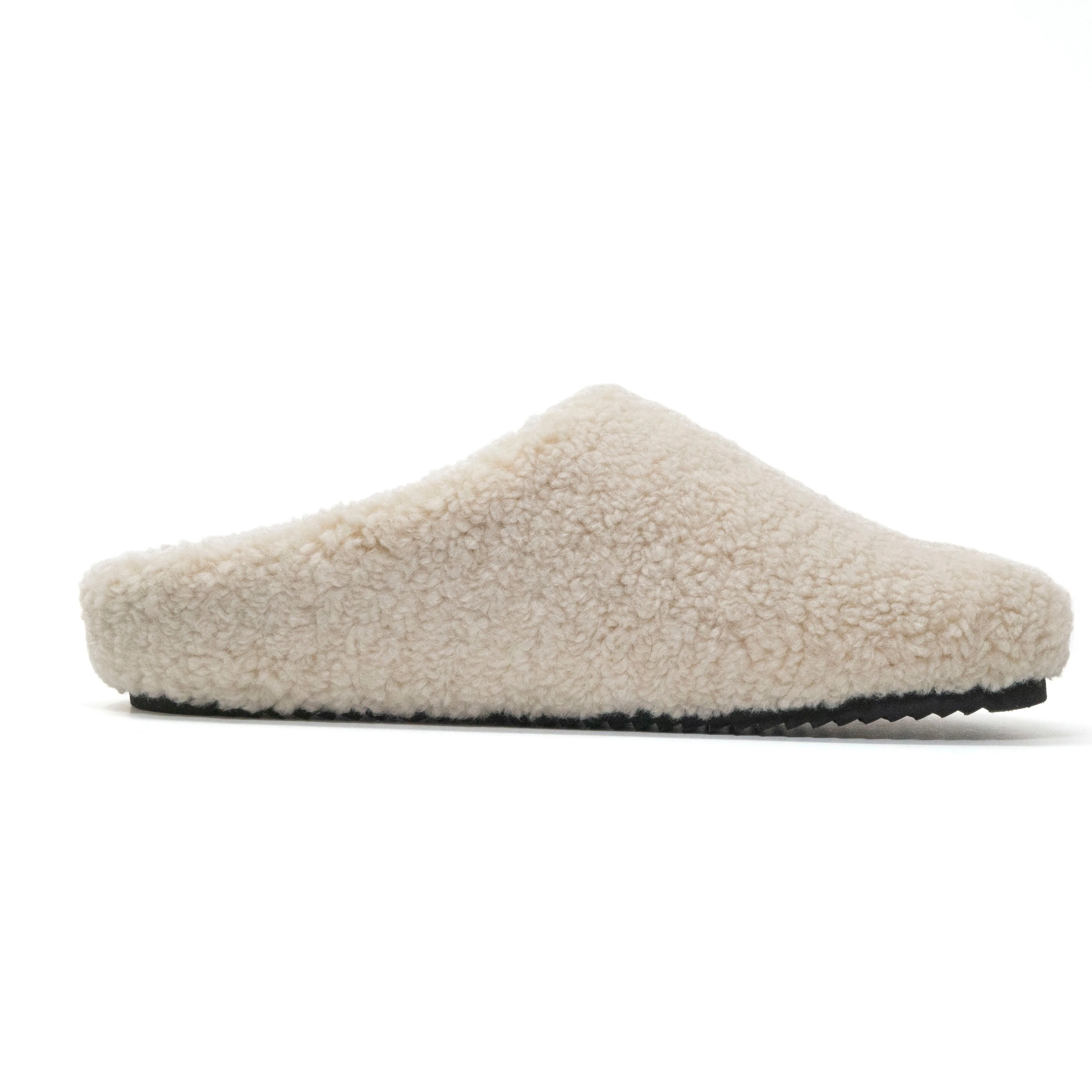 ROAM FUZZY CLOG BONE FAUX SHEARLING