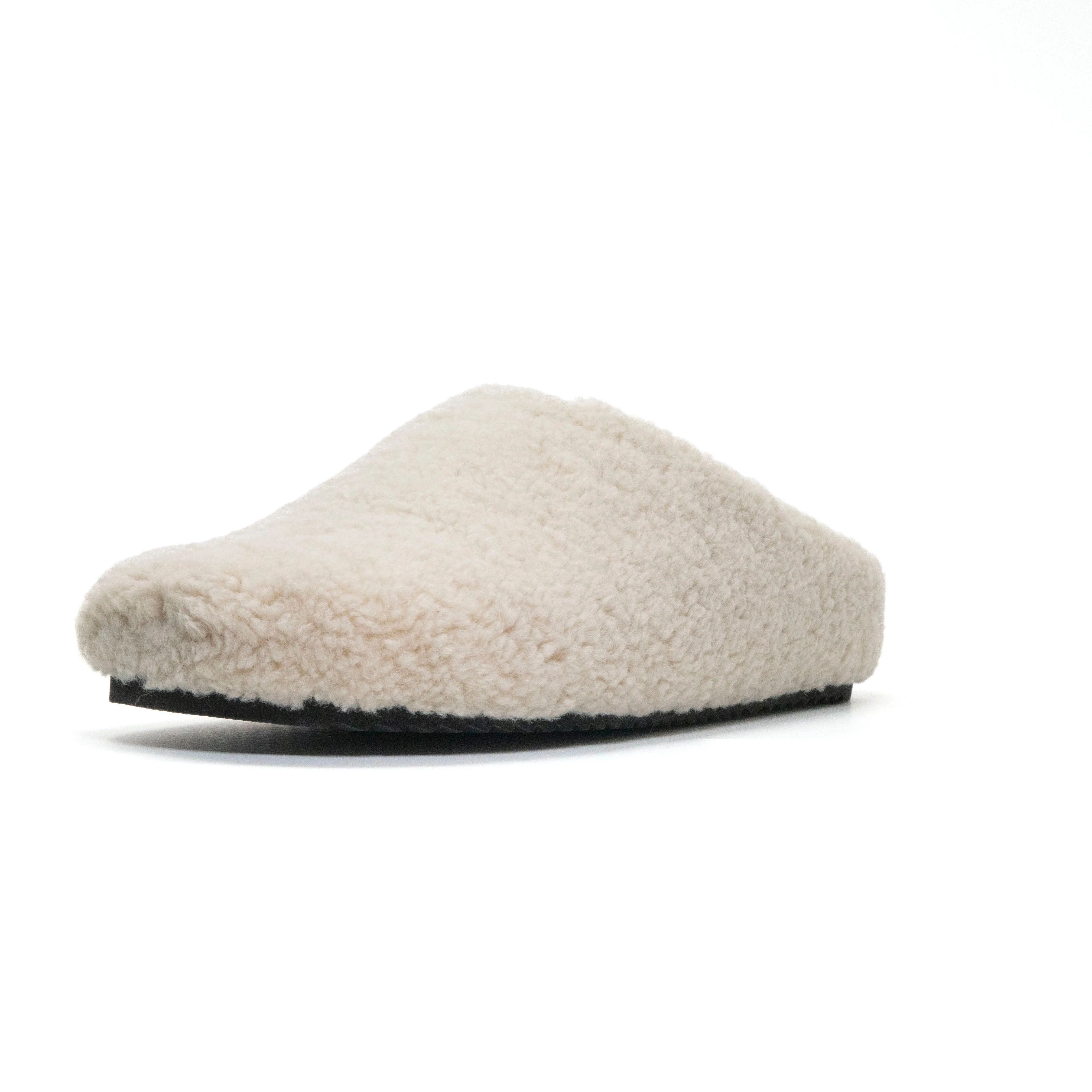 ROAM FUZZY CLOG BONE FAUX SHEARLING