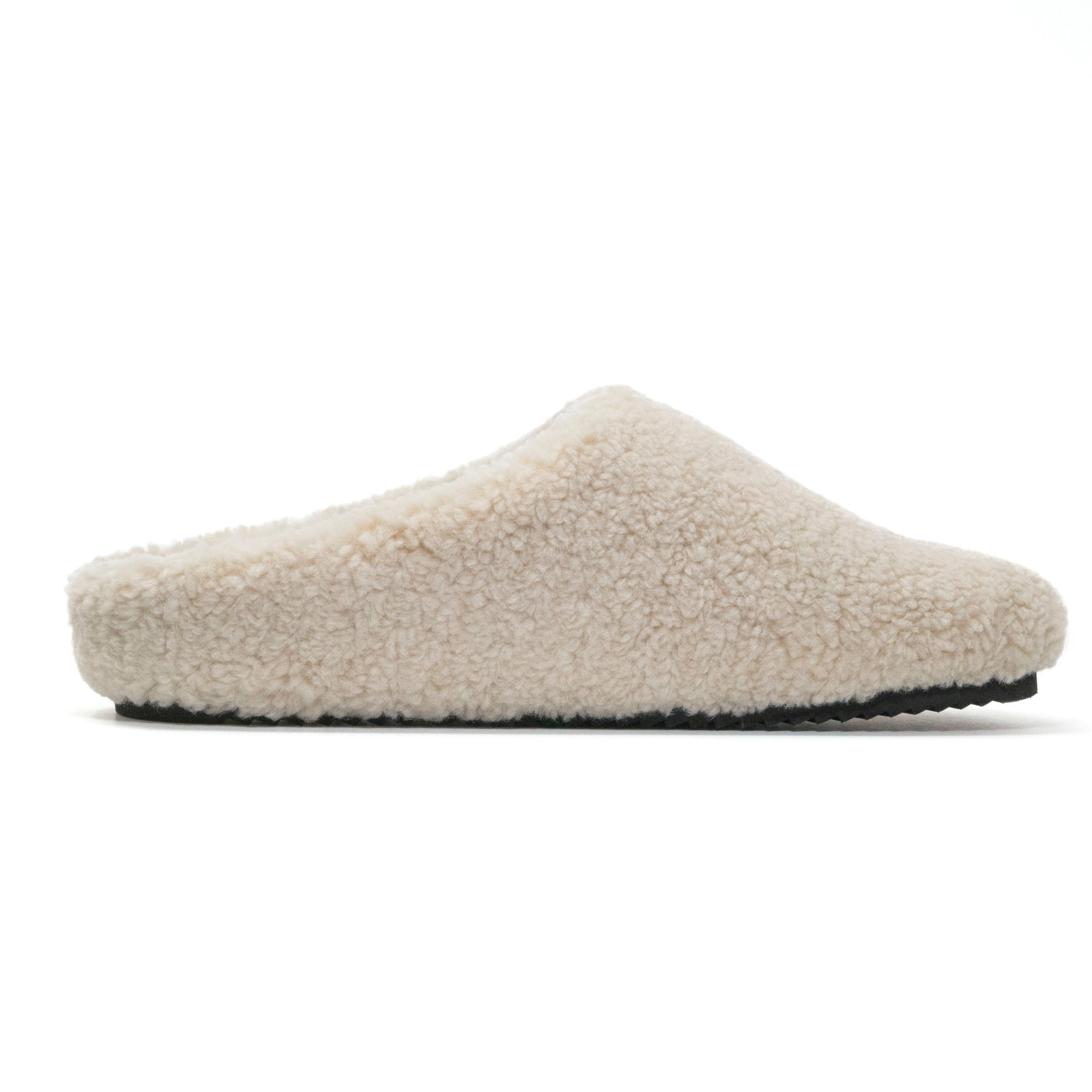 ROAM FUZZY CLOG BONE FAUX SHEARLING
