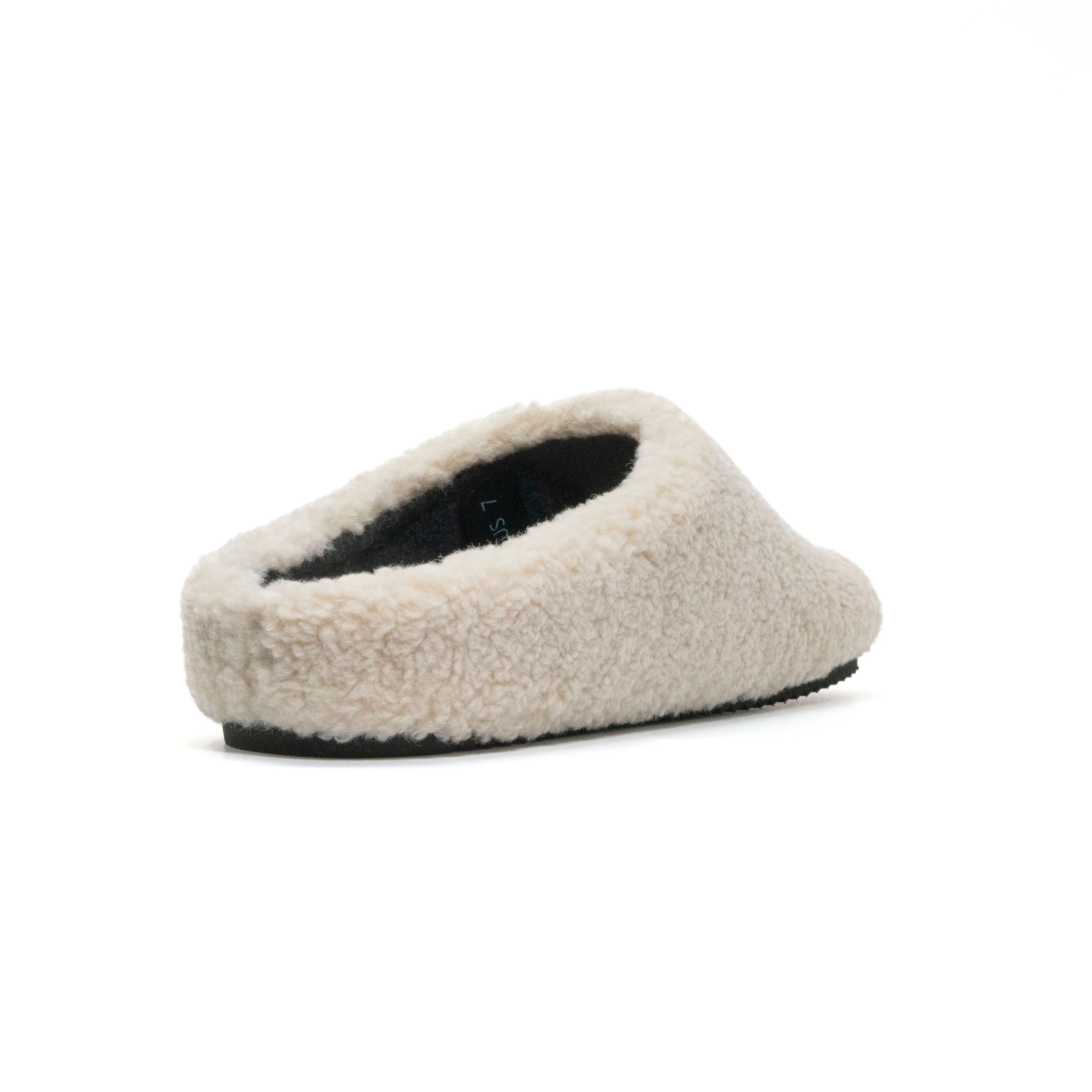 ROAM FUZZY CLOG BONE FAUX SHEARLING