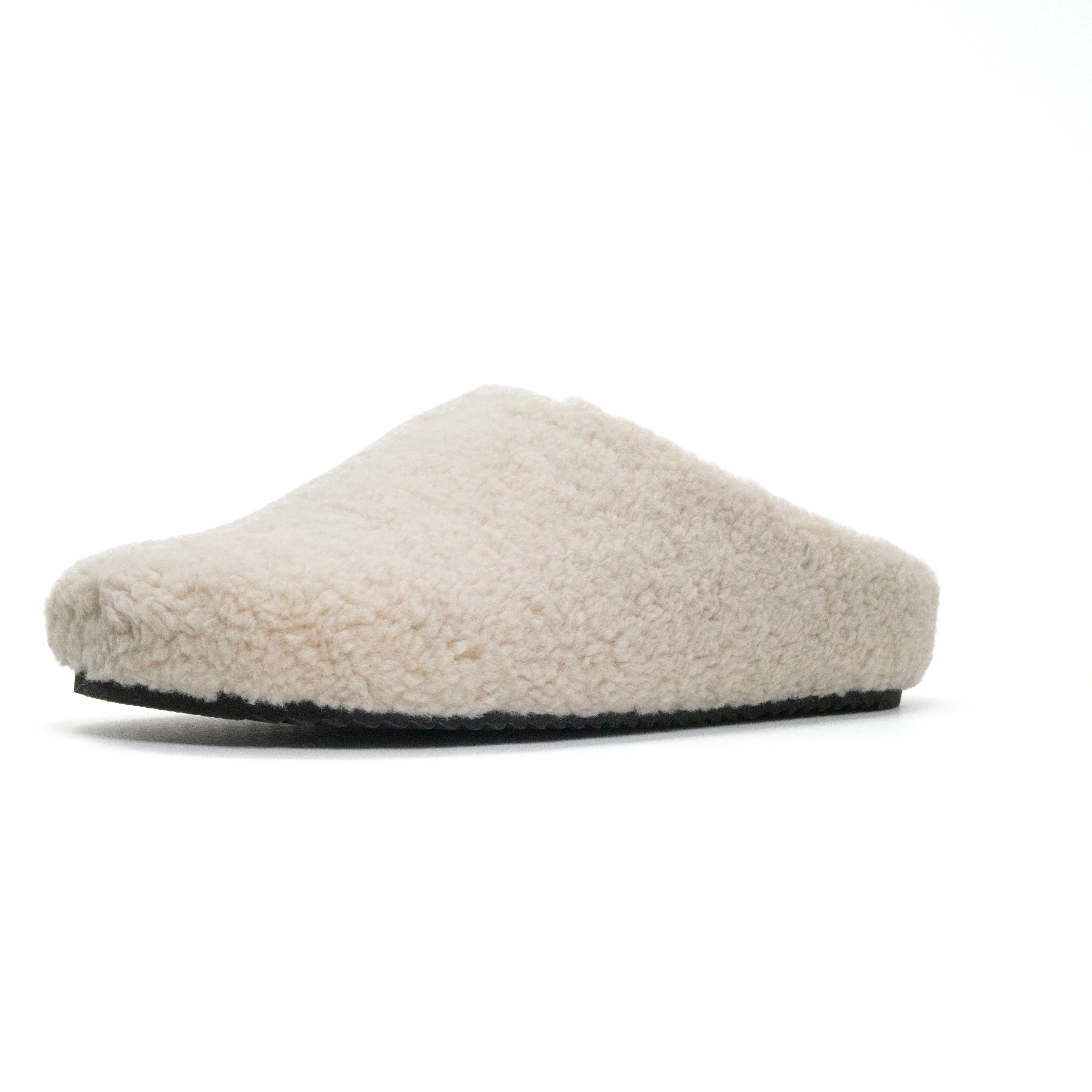 ROAM FUZZY CLOG BONE FAUX SHEARLING