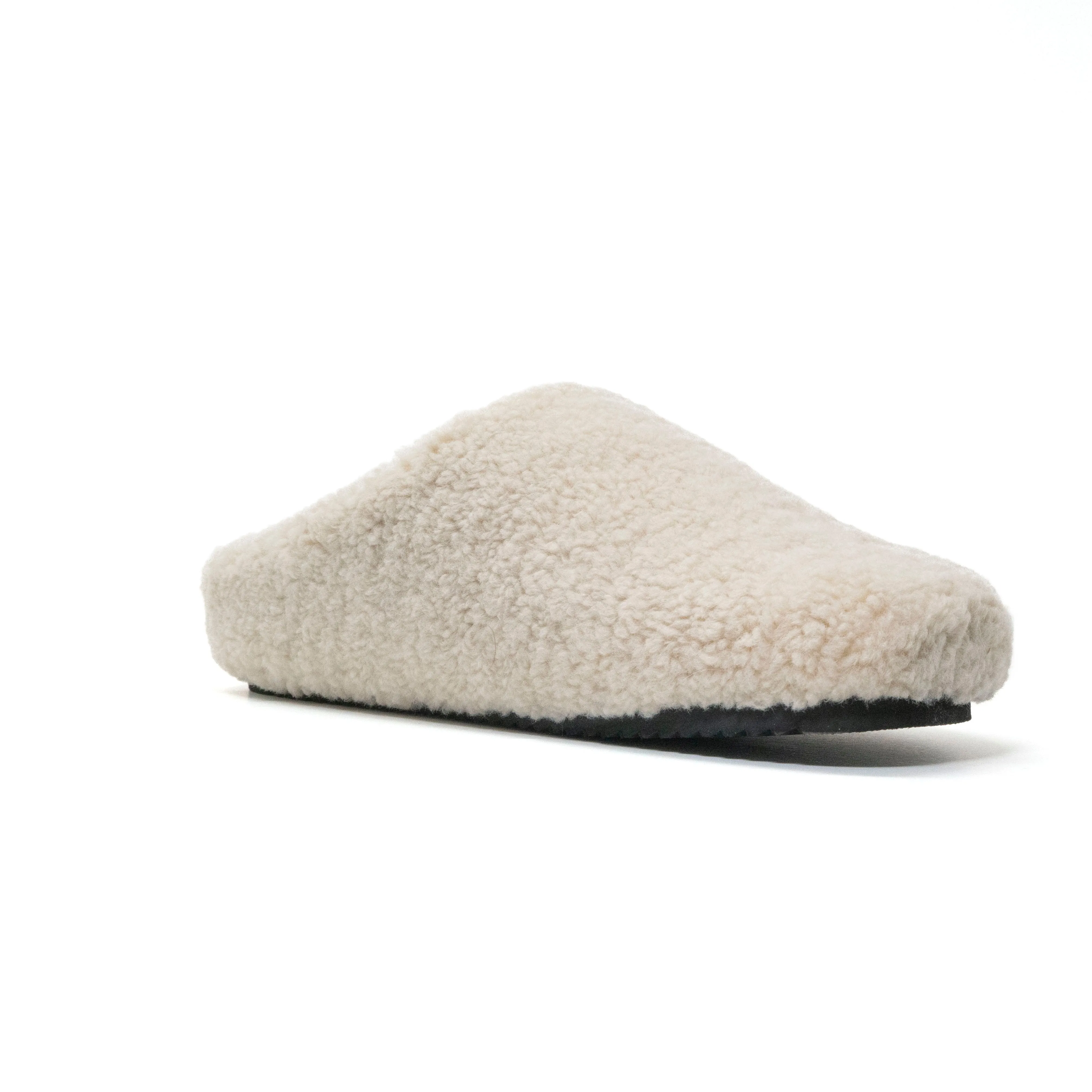 ROAM FUZZY CLOG BONE FAUX SHEARLING