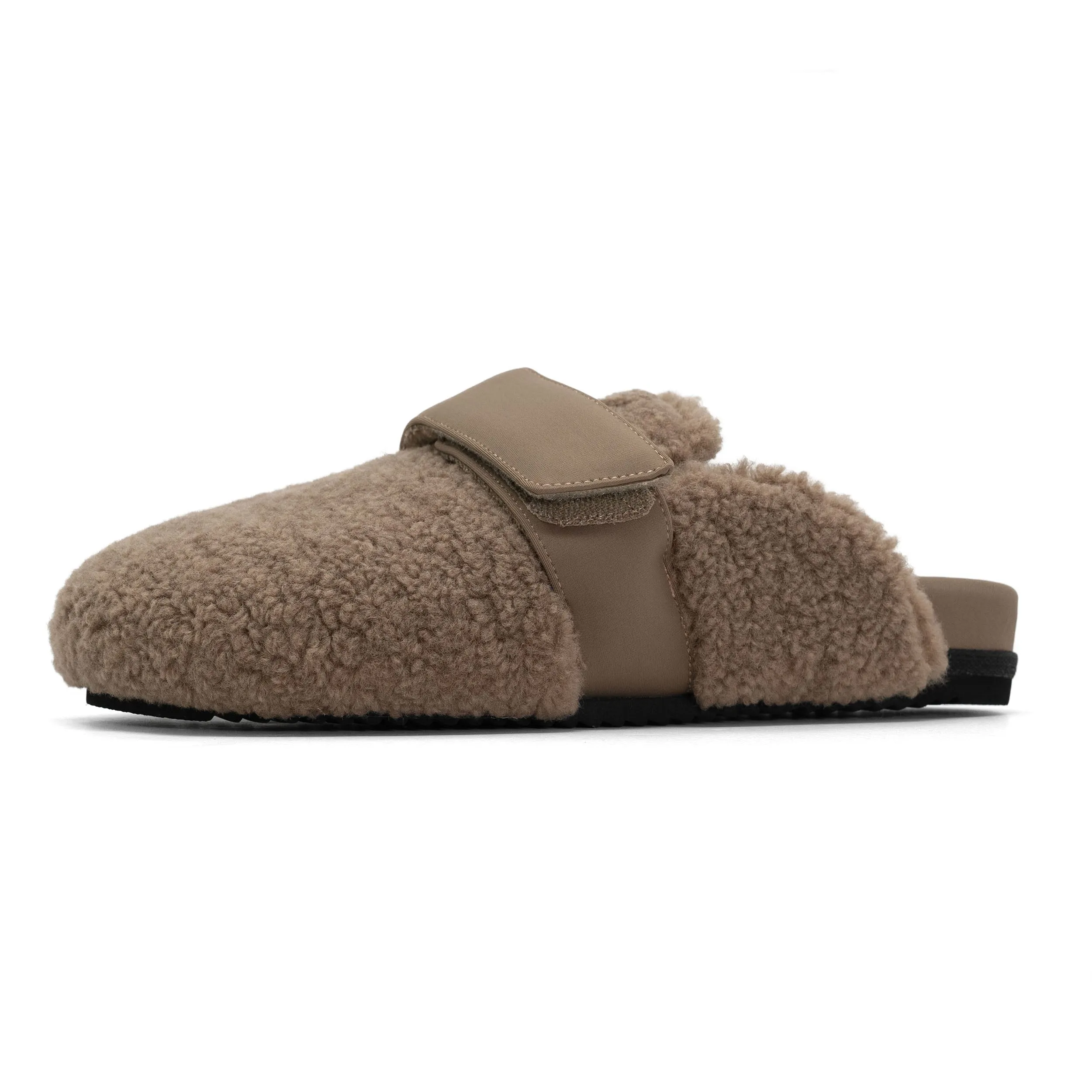 ROAM FUZZY LOAFER MULE OAT FAUX SHEARLING