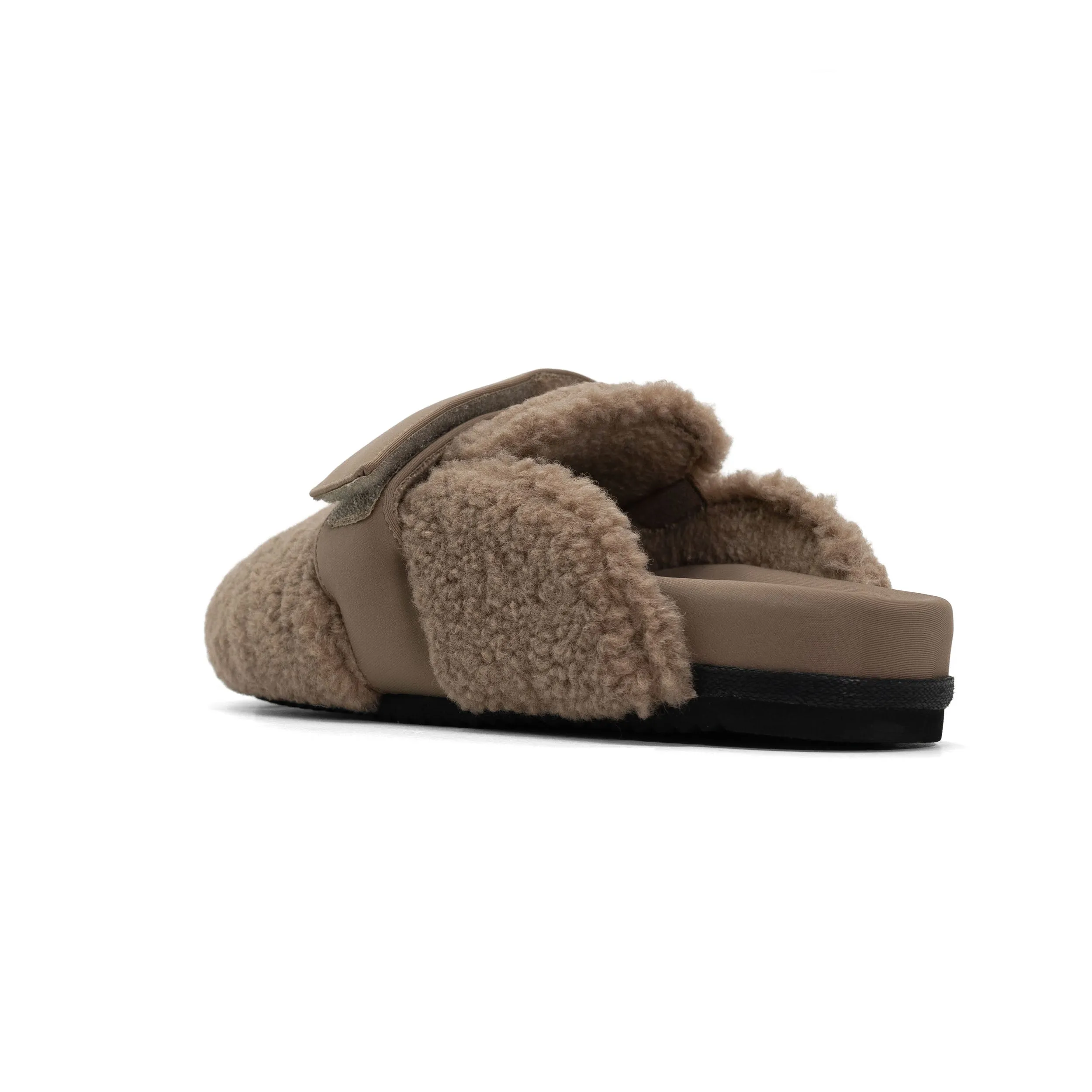 ROAM FUZZY LOAFER MULE OAT FAUX SHEARLING