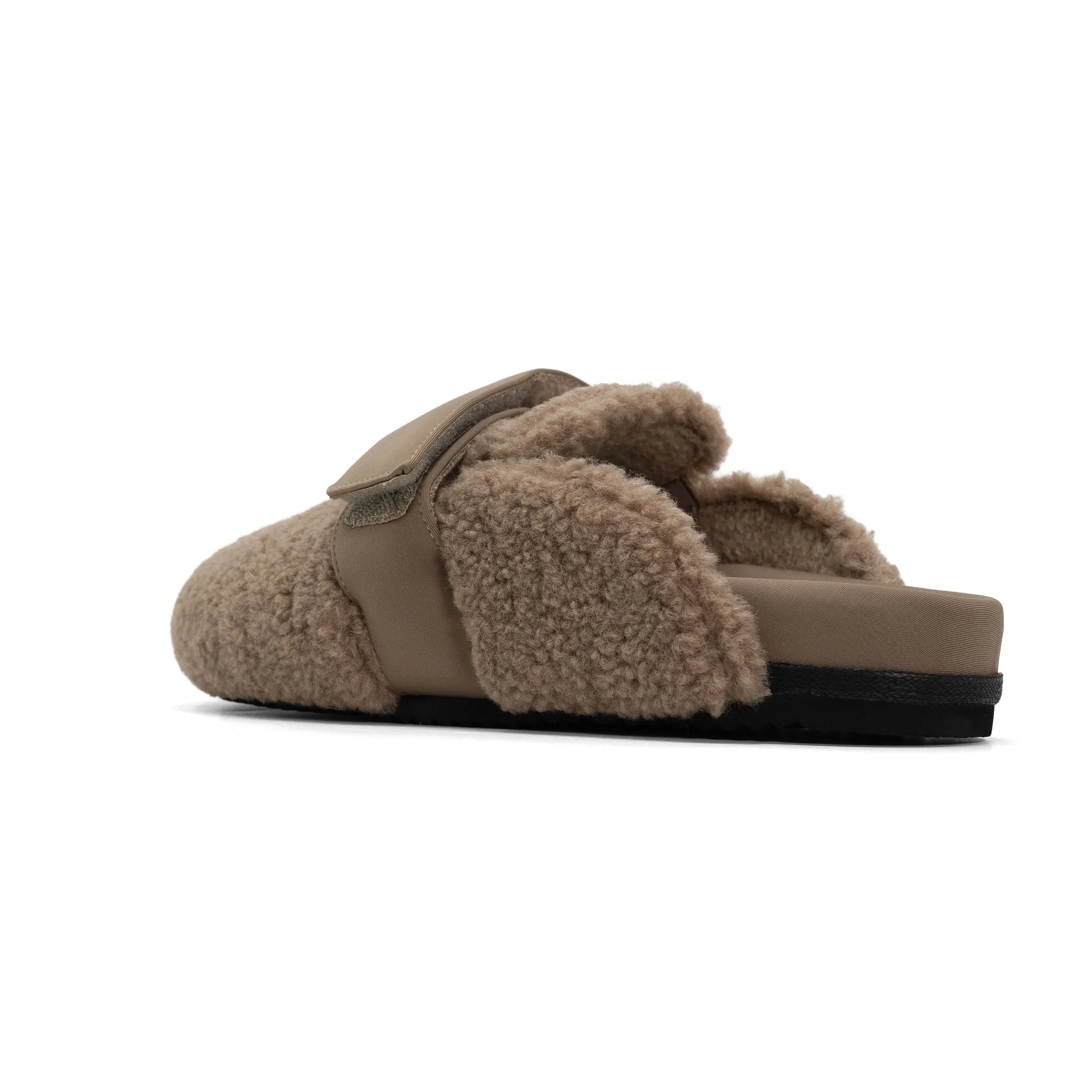 ROAM FUZZY LOAFER MULE OAT FAUX SHEARLING