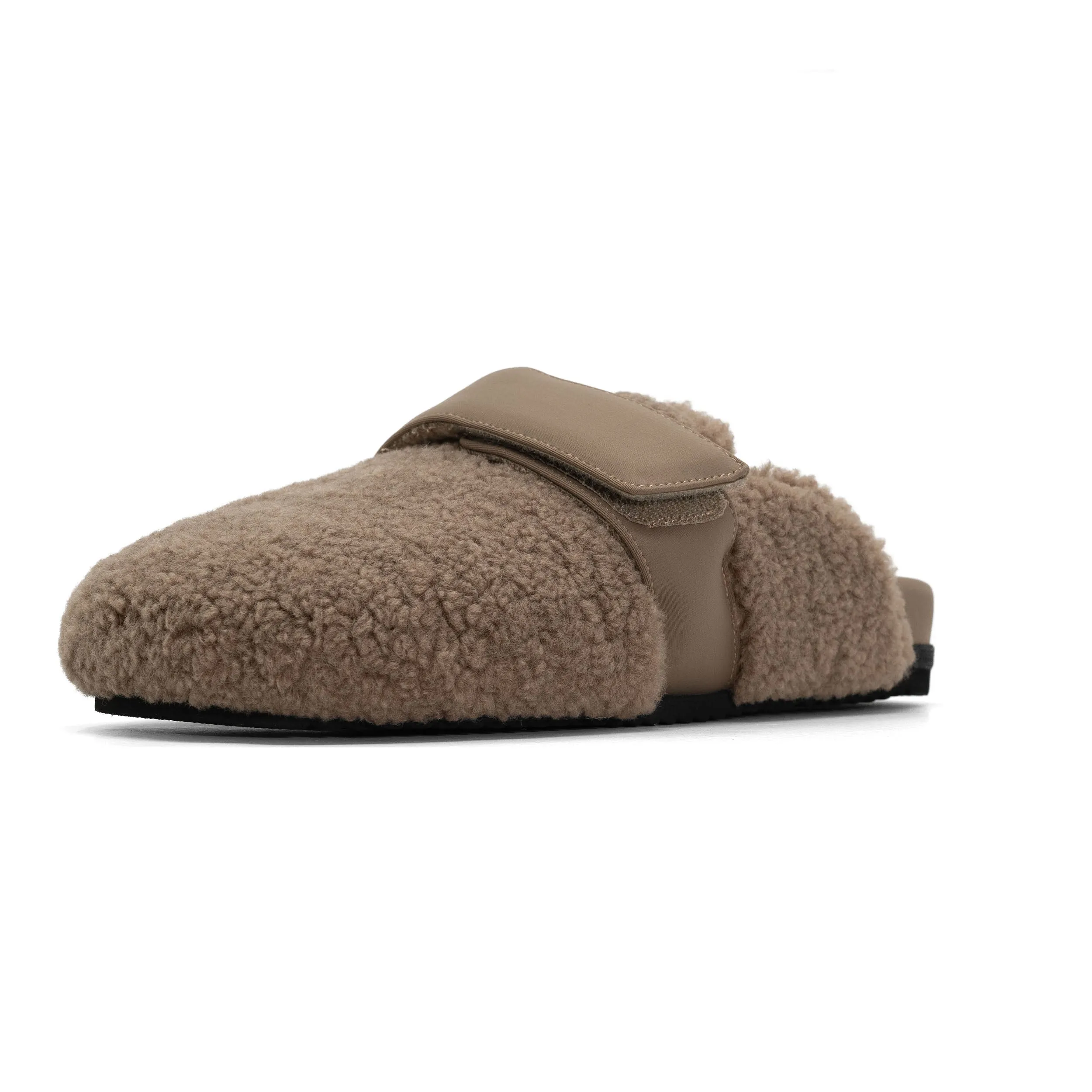 ROAM FUZZY LOAFER MULE OAT FAUX SHEARLING