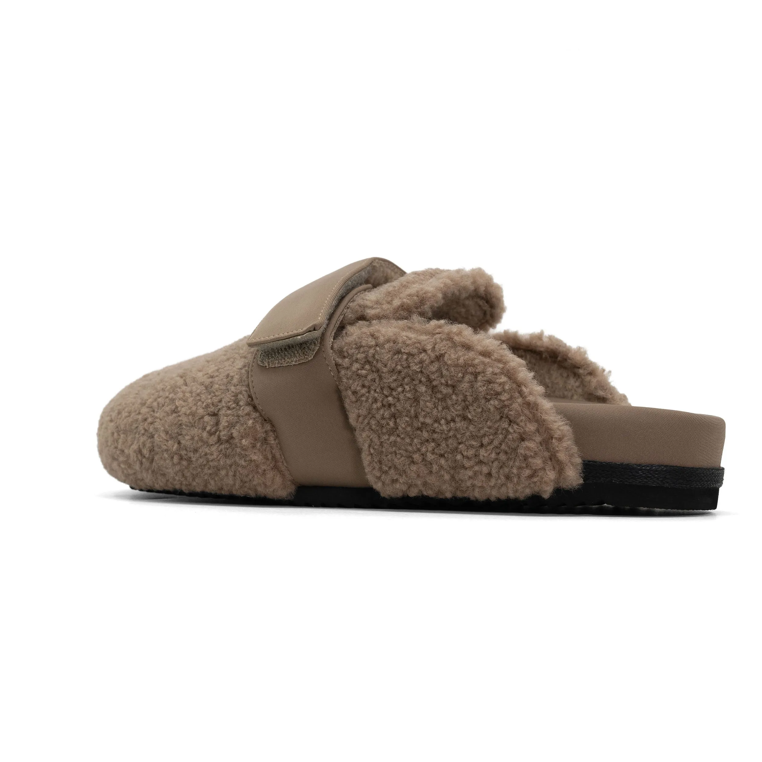 ROAM FUZZY LOAFER MULE OAT FAUX SHEARLING