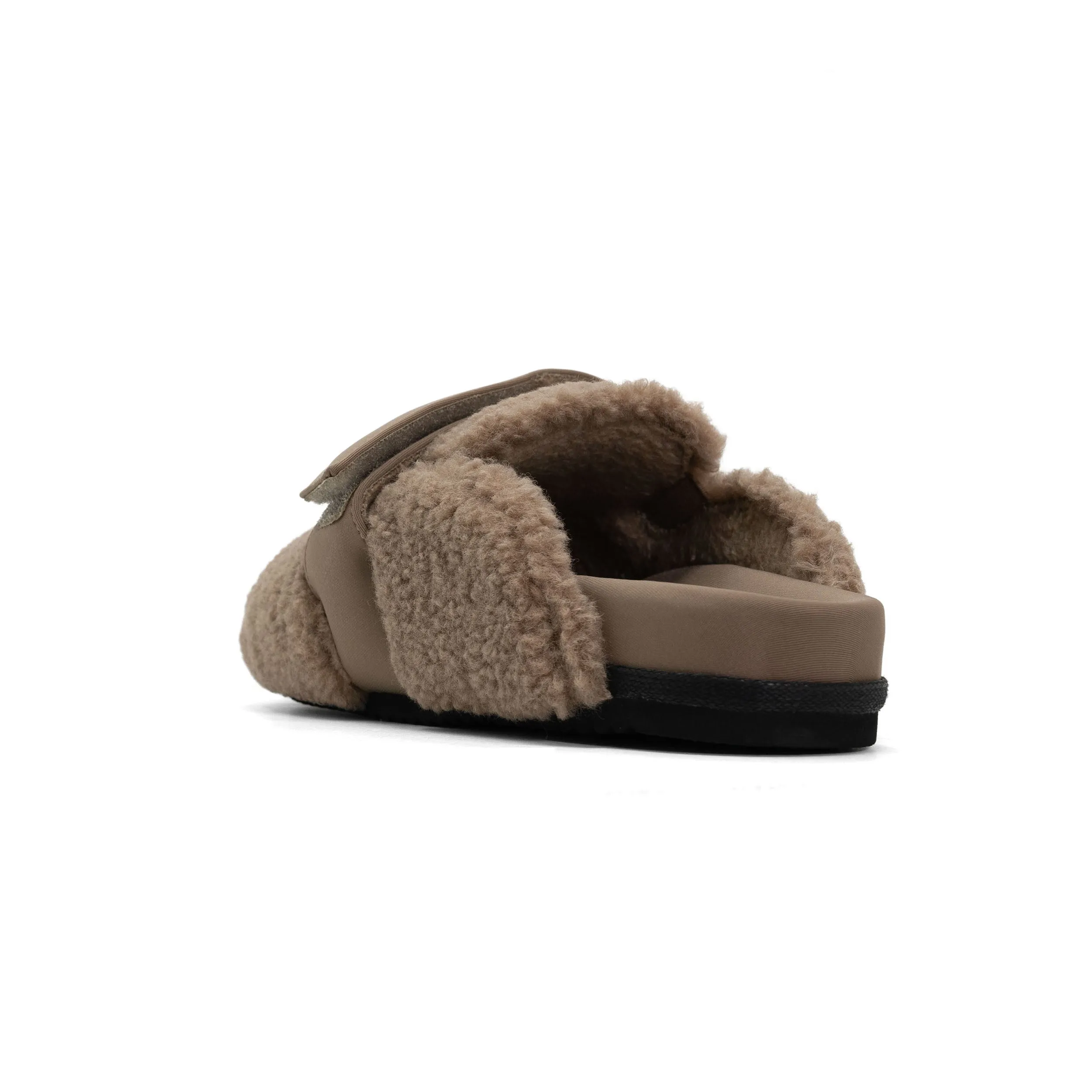 ROAM FUZZY LOAFER MULE OAT FAUX SHEARLING