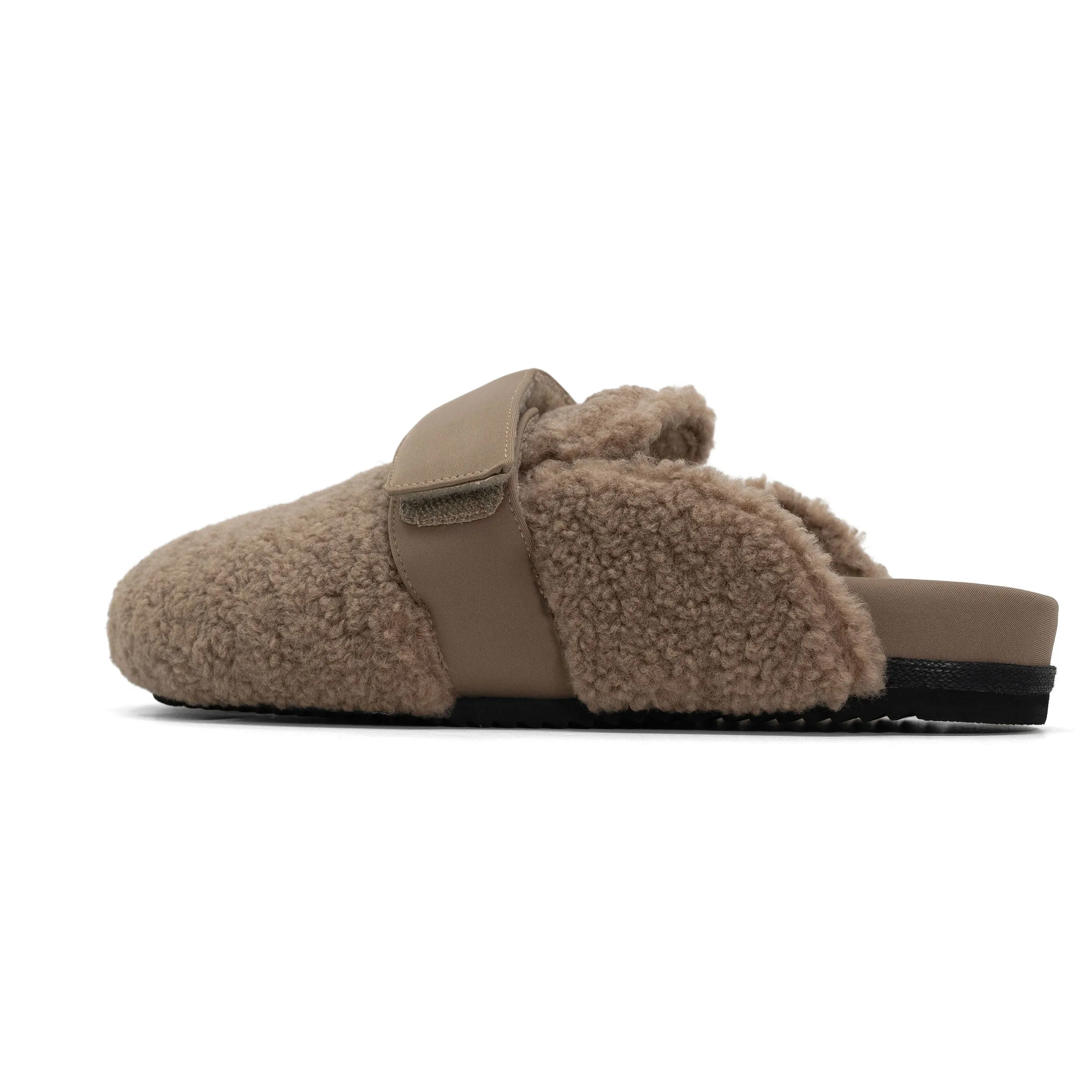 ROAM FUZZY LOAFER MULE OAT FAUX SHEARLING