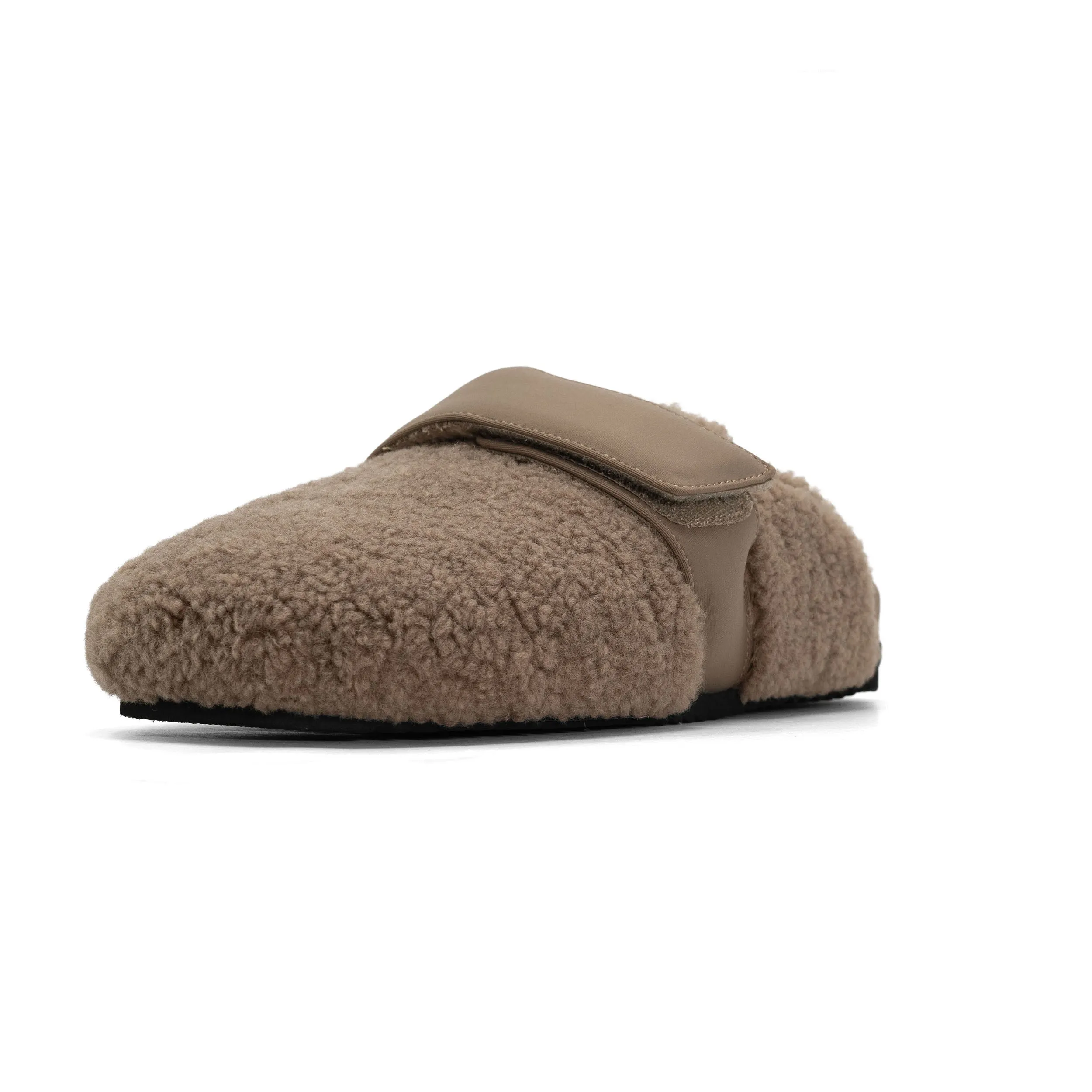 ROAM FUZZY LOAFER MULE OAT FAUX SHEARLING
