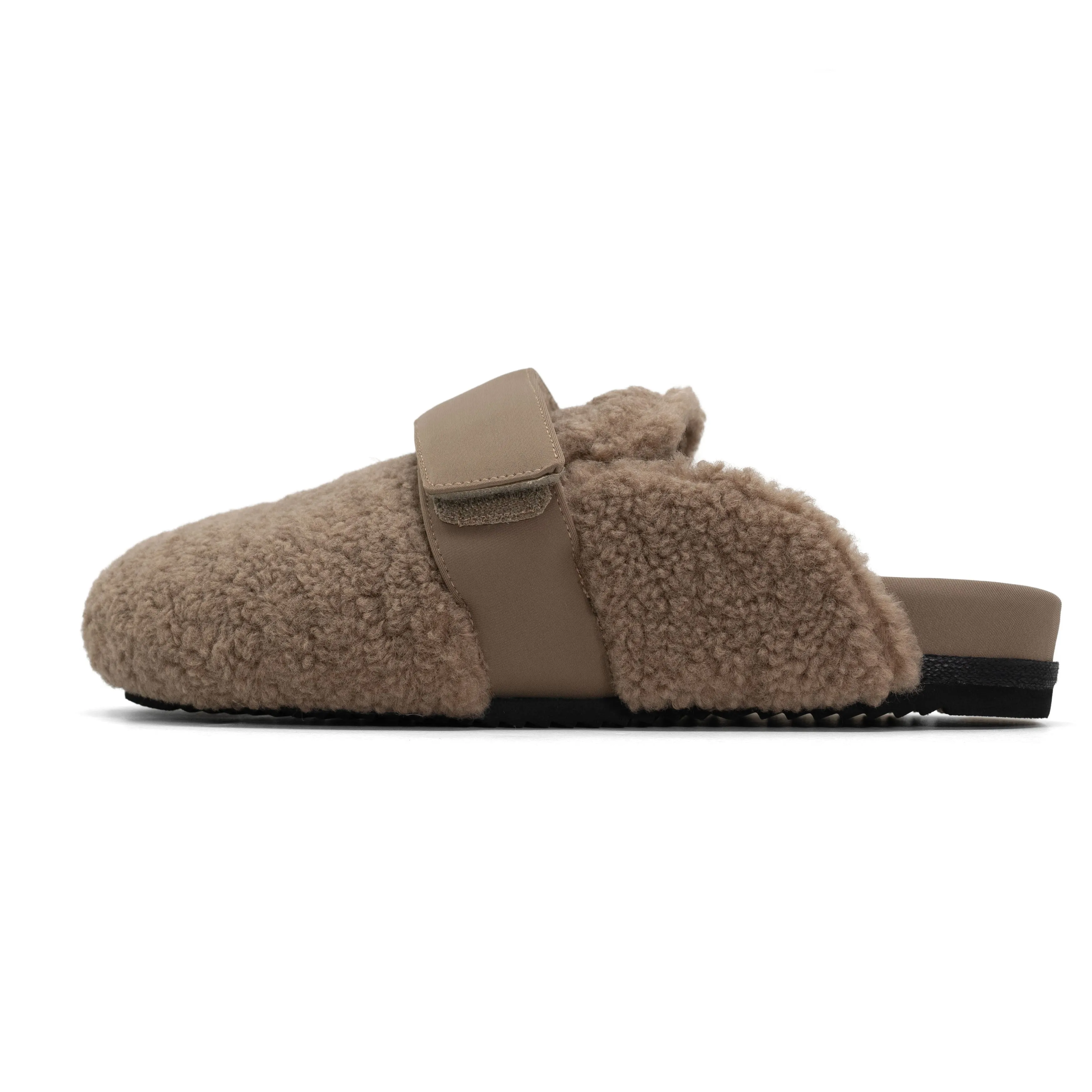 ROAM FUZZY LOAFER MULE OAT FAUX SHEARLING