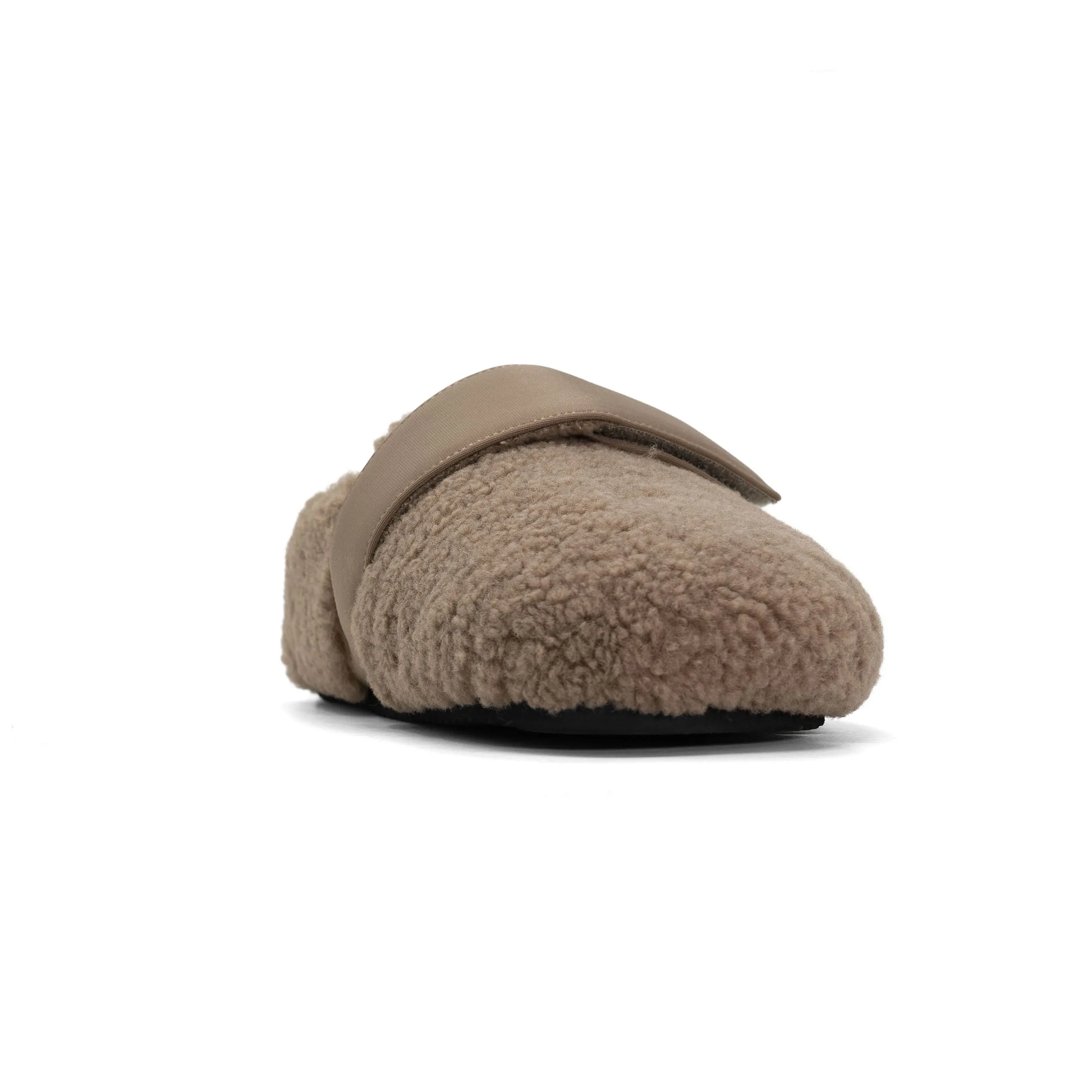 ROAM FUZZY LOAFER MULE OAT FAUX SHEARLING